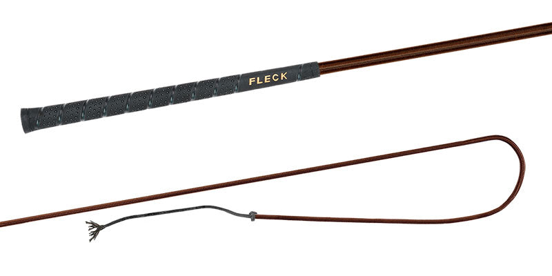 Bow whip 120 cm or 100 cm with Fleck handle