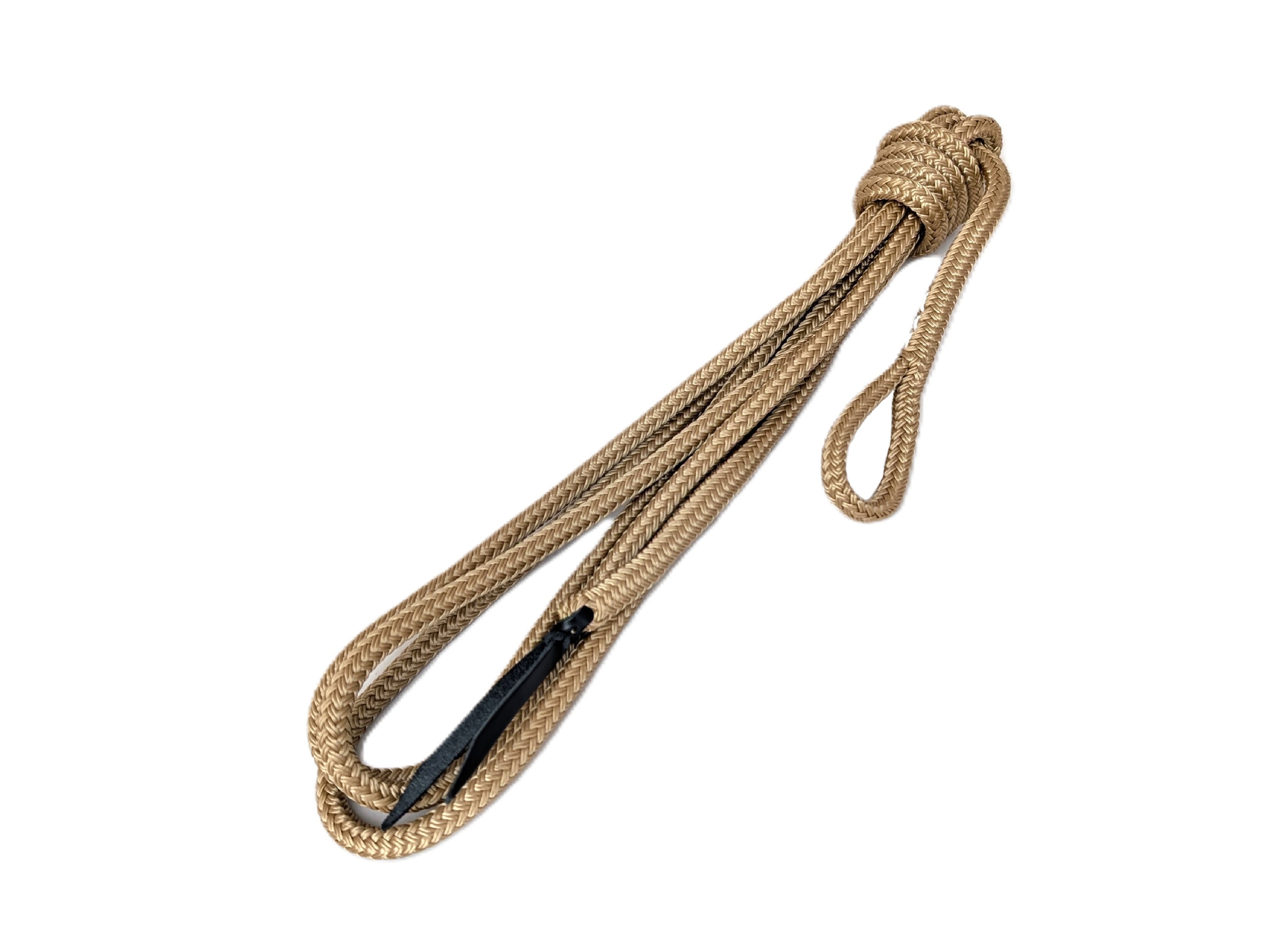 Work rope / ground work rope / ring rope, brown
