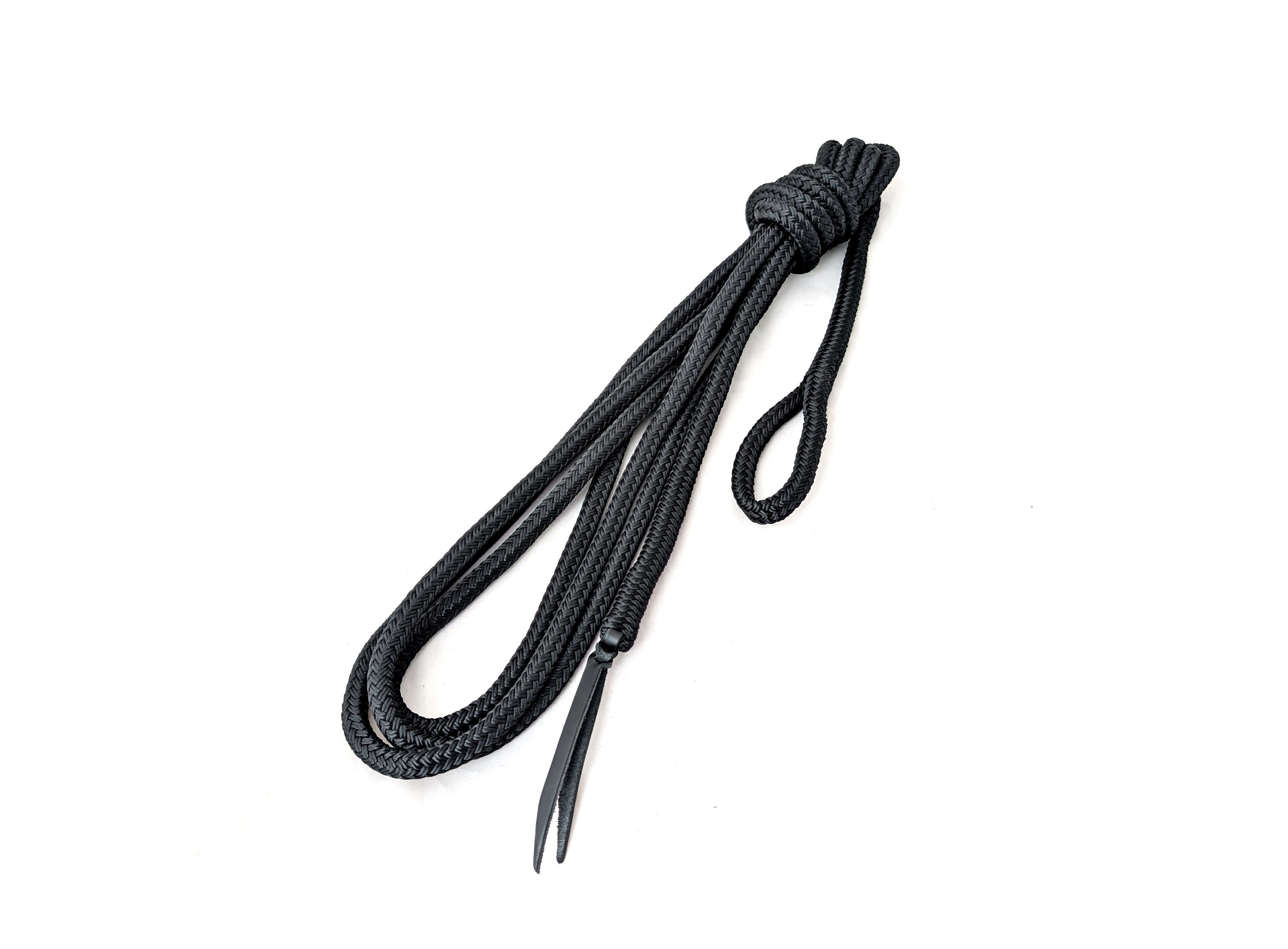 Work rope / ground work rope / ring rope, brown