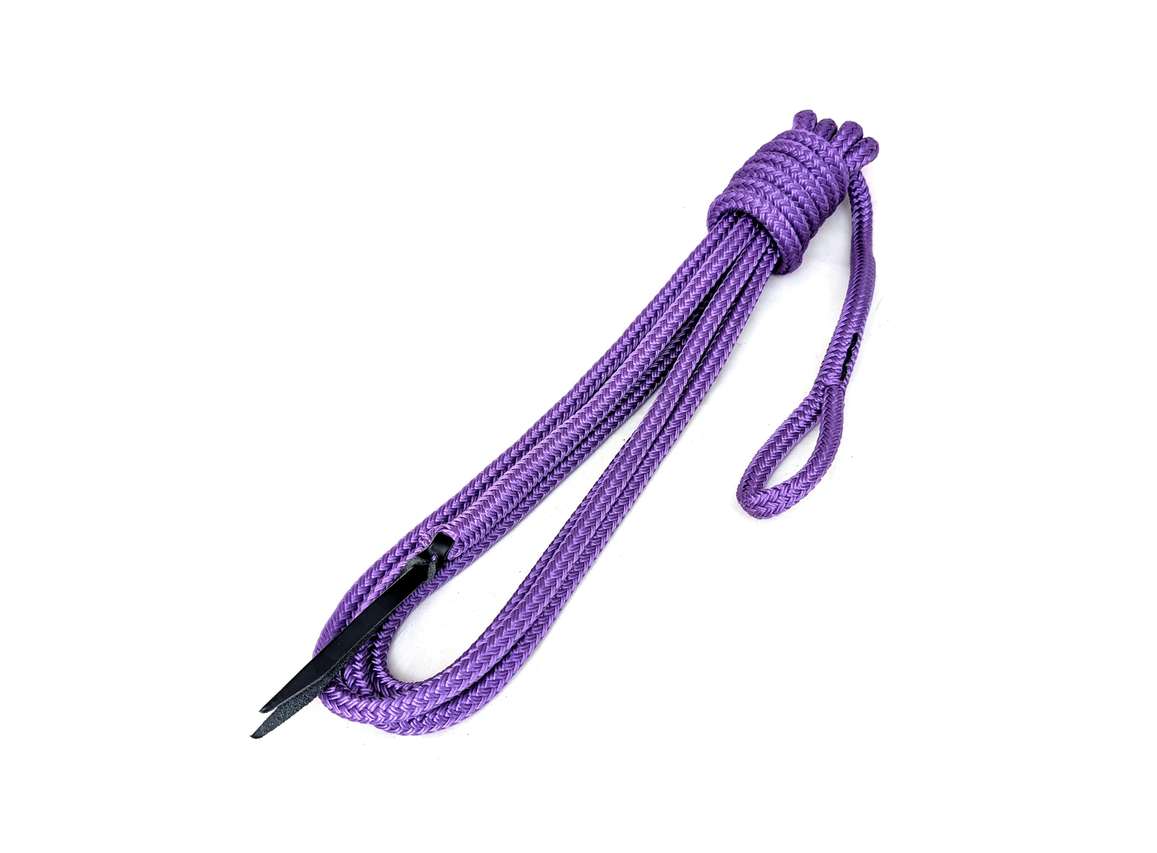 Work rope / ground work rope / ring rope, brown