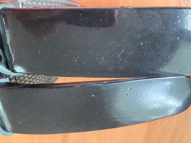 Einzelpaare - B-WARE - Steigbügel Aluminium in braun und schwarz 90°