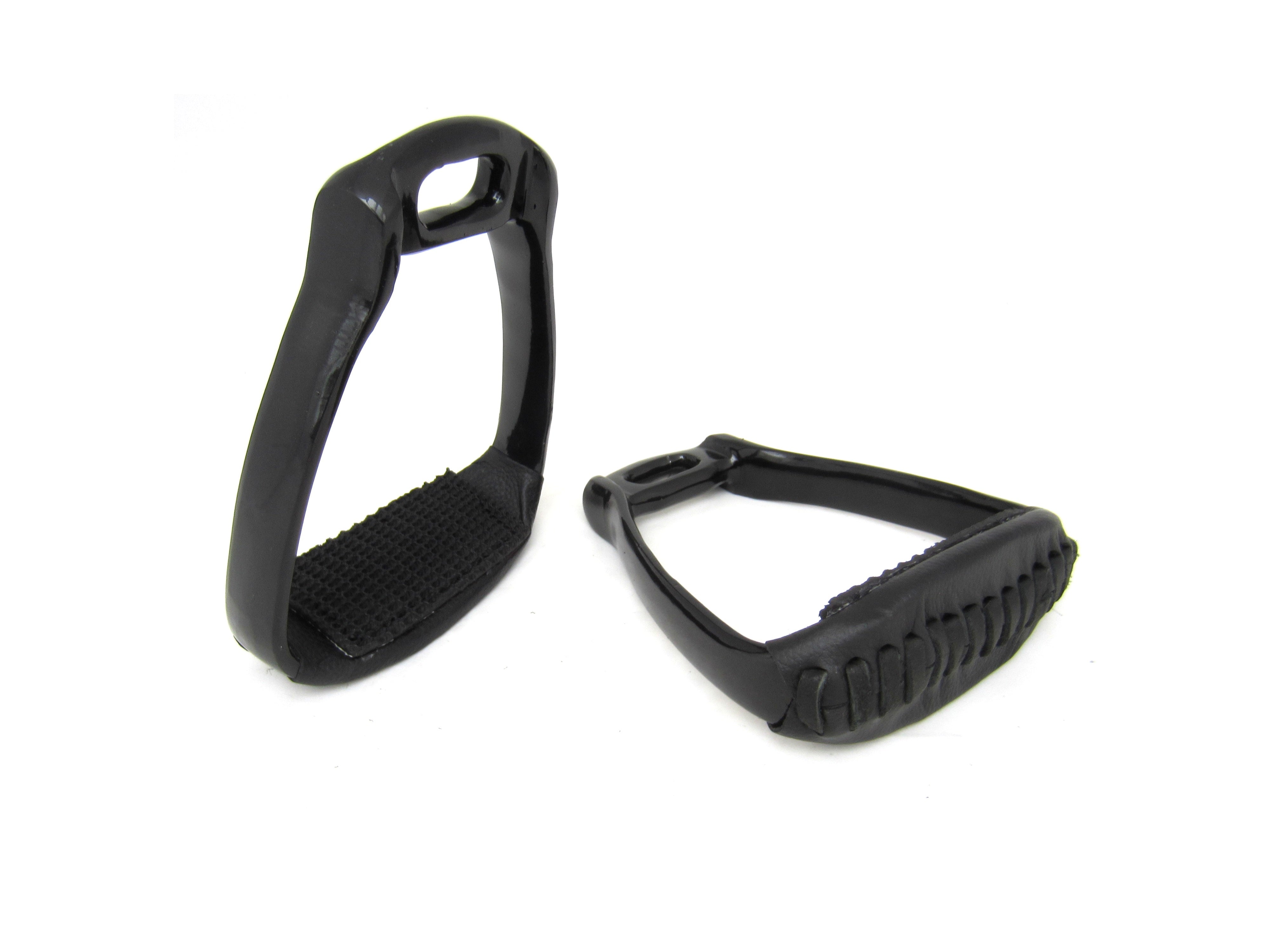 Etriers en aluminium B-stock en noir