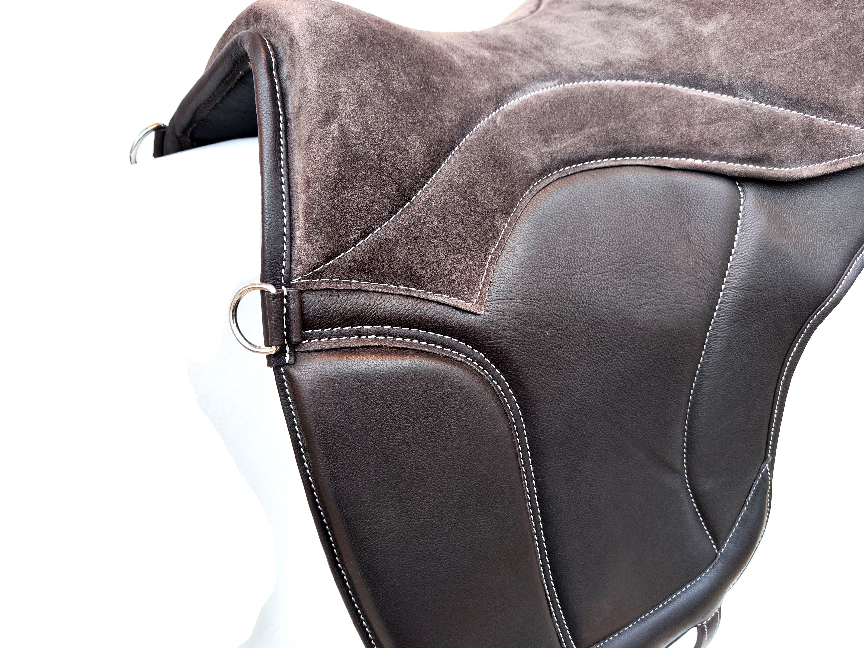 "ALIVIO IMPULSO" NAPPALEDER Dressur Reitpad - WBS Kanal - SLIM Filzkissen - Kniepauschen