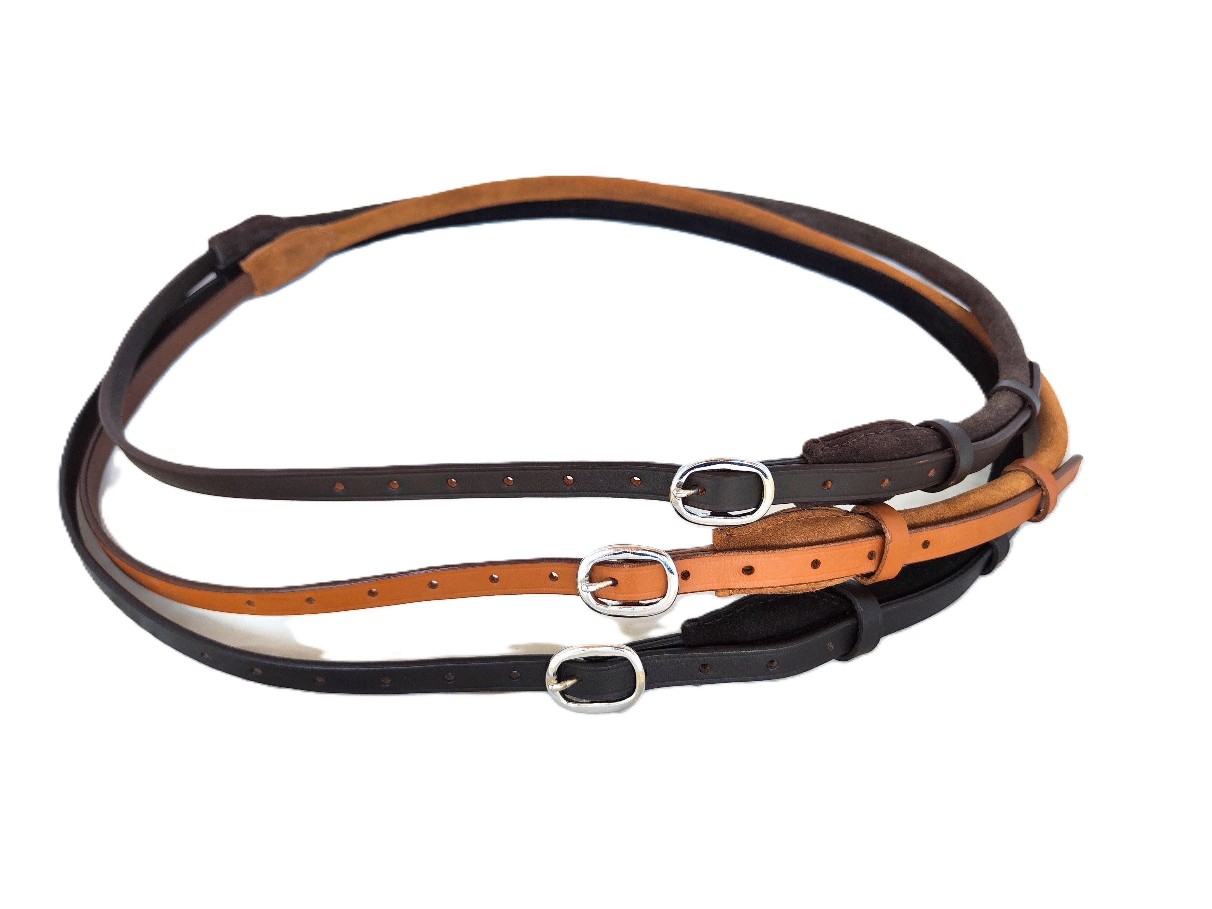 Tour de cou en cuir tour de cou "Round" réglable pour chevaux