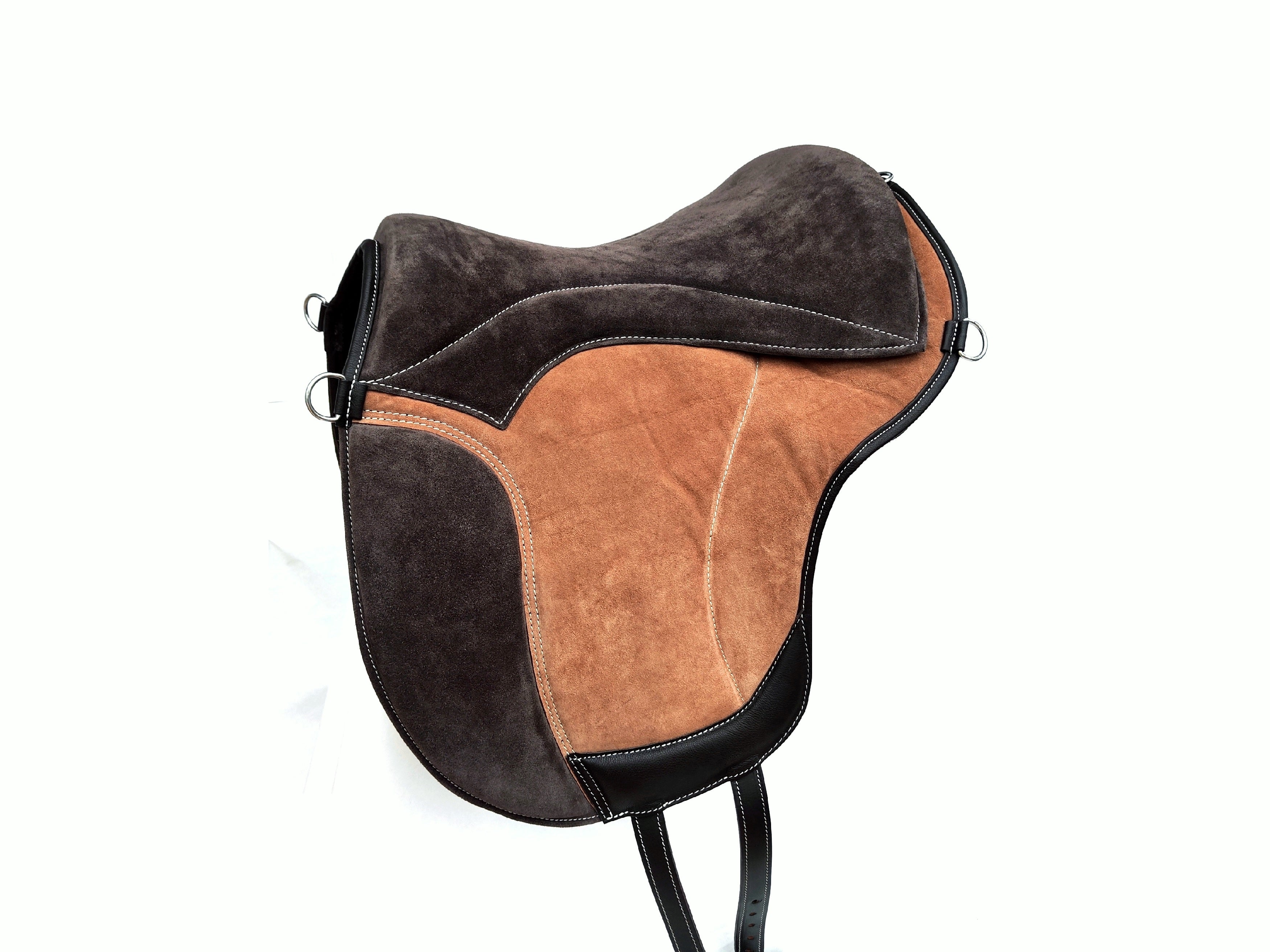 "ALIVIO IMPULSO" WILDLEDER Dressur Reitpad - WBS Kanal - SLIM Filzkissen - Kniepauschen
