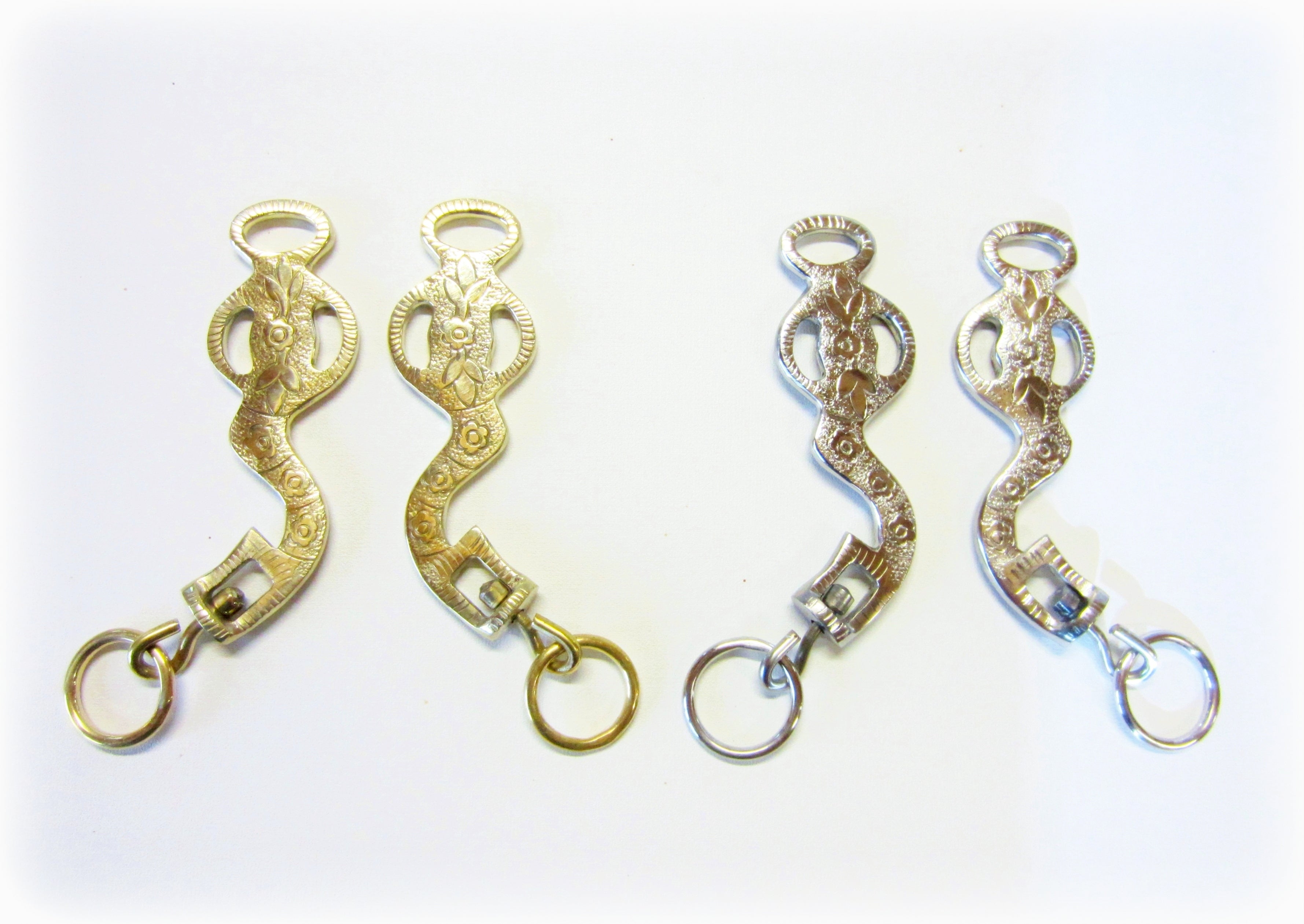Hackamore baroque-académique décoré en argent ou en laiton doré