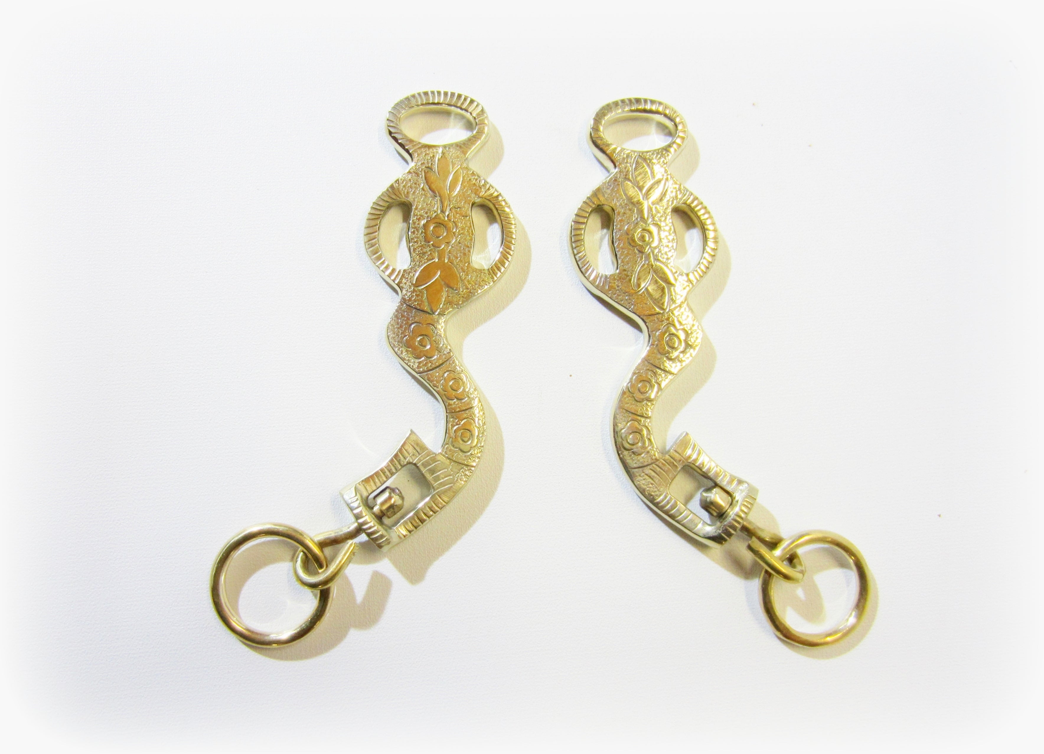 Hackamore baroque-académique décoré en argent ou en laiton doré