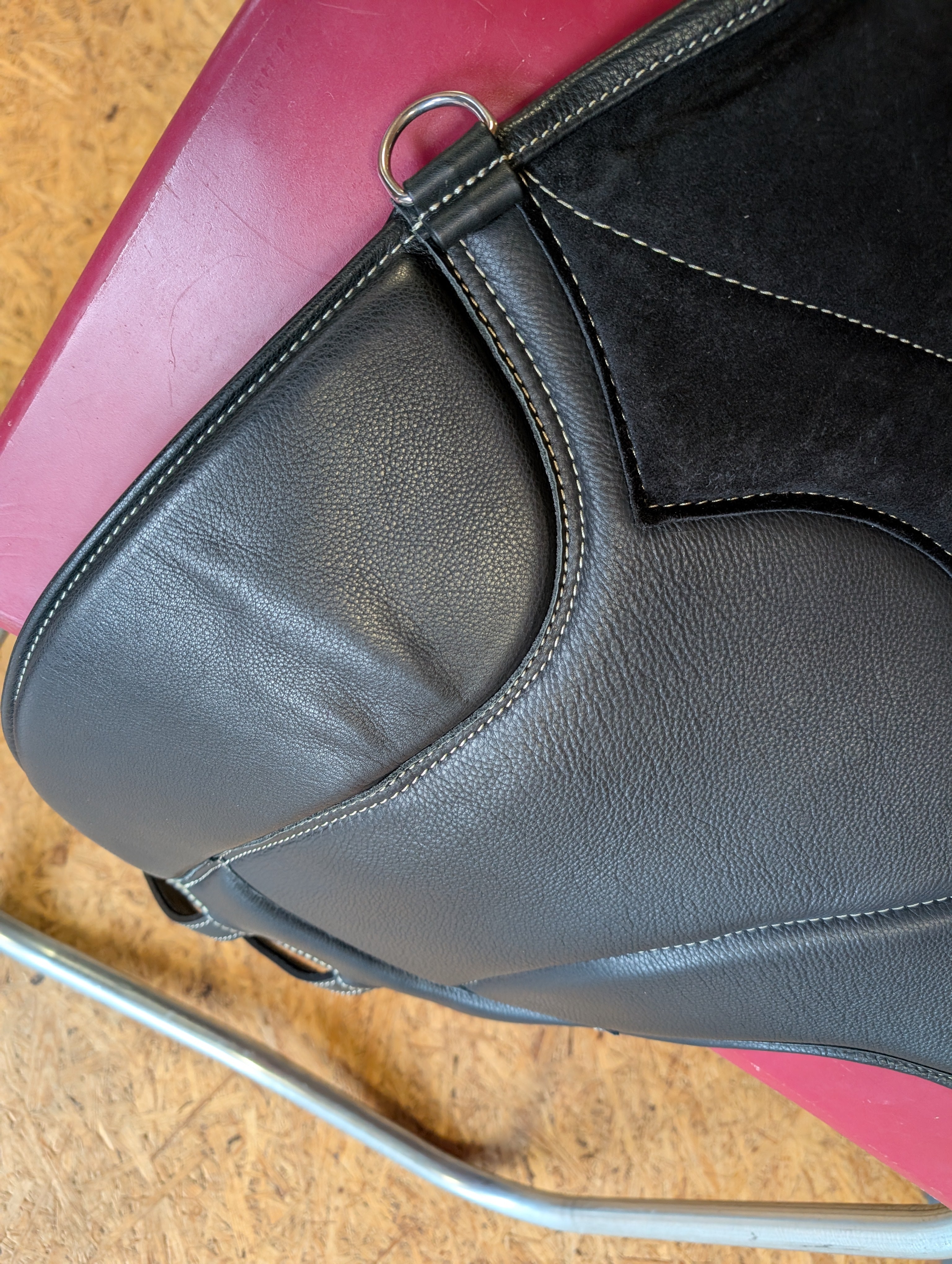 "ALIVIO IMPULSO" NAPPALEDER dressage riding pad - WBS channel - SLIM felt cushion - knee blocks