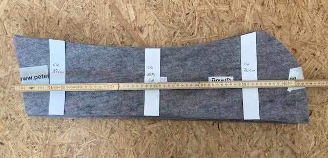 Einzelpaare und Einzelstücke Einlagen oder Zuschnitte für Sattelunterlagen oder Pads, verschiedene Formen und Materialien (Kopie)