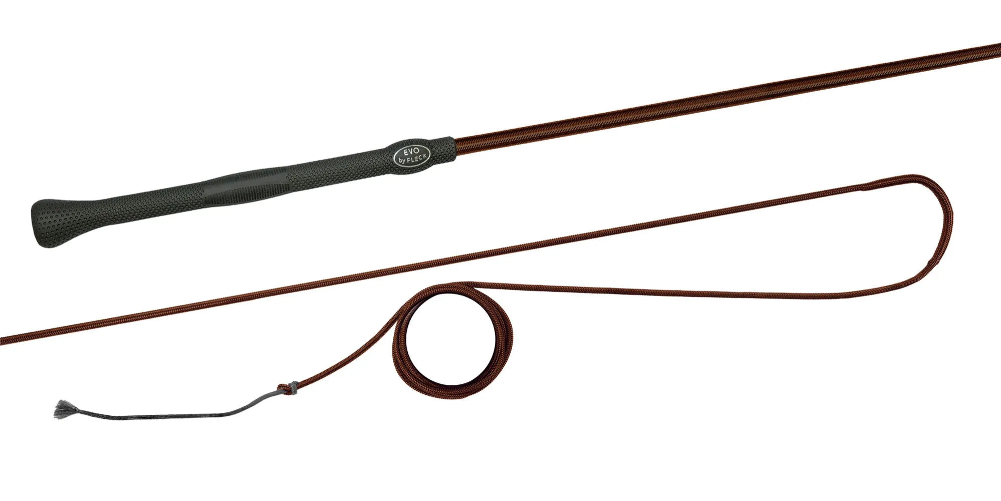 FLECK Horsemanwhip 120 cm mit Evo Griff