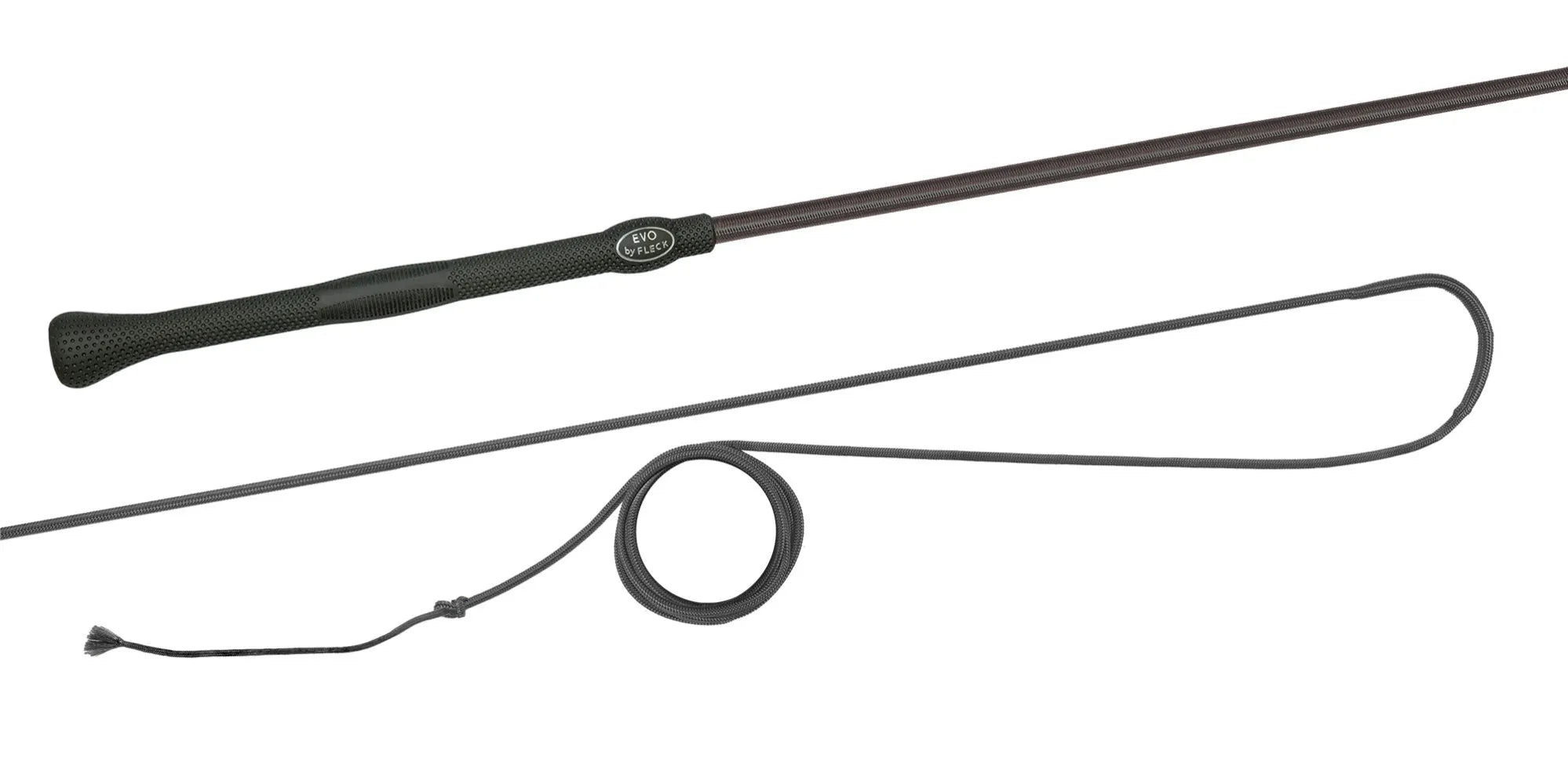 FLECK Horsemanwhip 120 cm mit Evo Griff