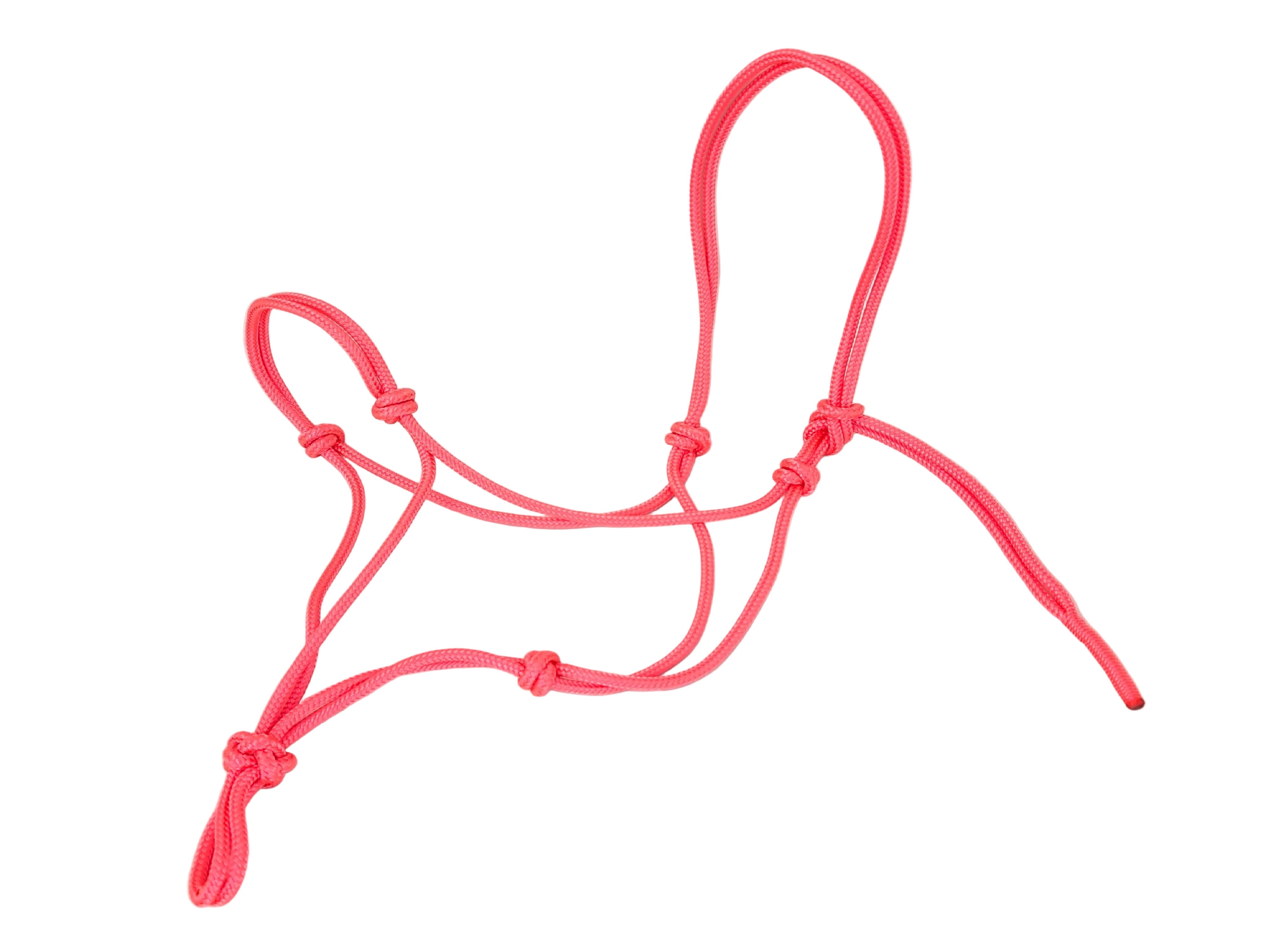 Knot halter professional - neon pink - sale