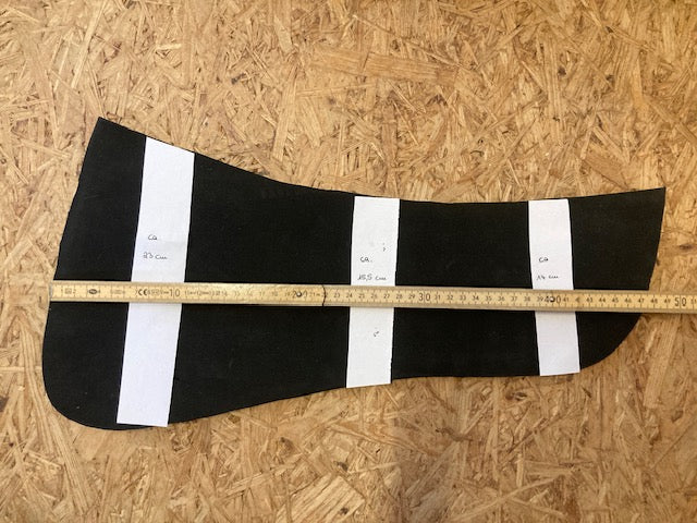 Einzelpaare und Einzelstücke Einlagen oder Zuschnitte für Sattelunterlagen oder Pads, verschiedene Formen und Materialien (Kopie)