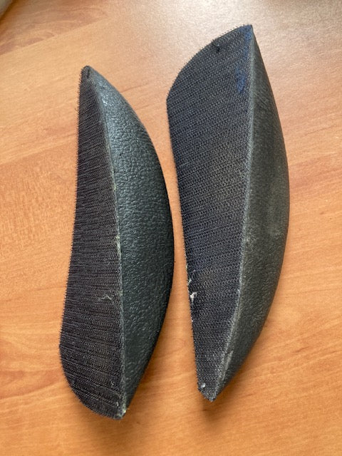 Einzelpaar - Klettbare Kniepauschen "MINI" - mit Klett an der Unterseite