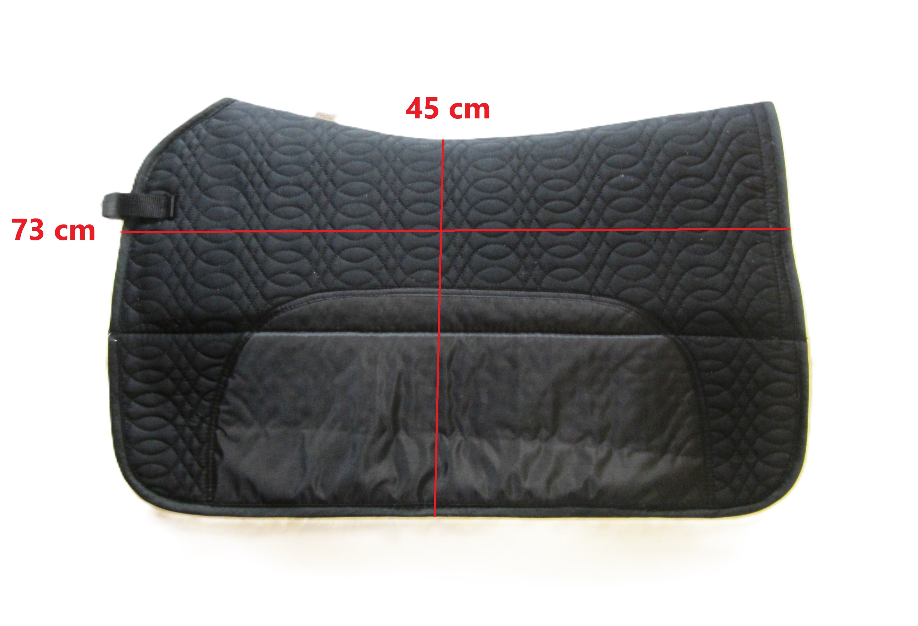 Westernpad, Sattelunterlage mit Lammfell -spezial- "Square Skirt"