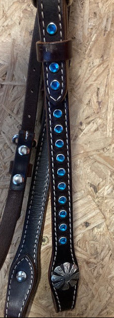 Einzelstück - Stirnbandzaum mit Verzierungen