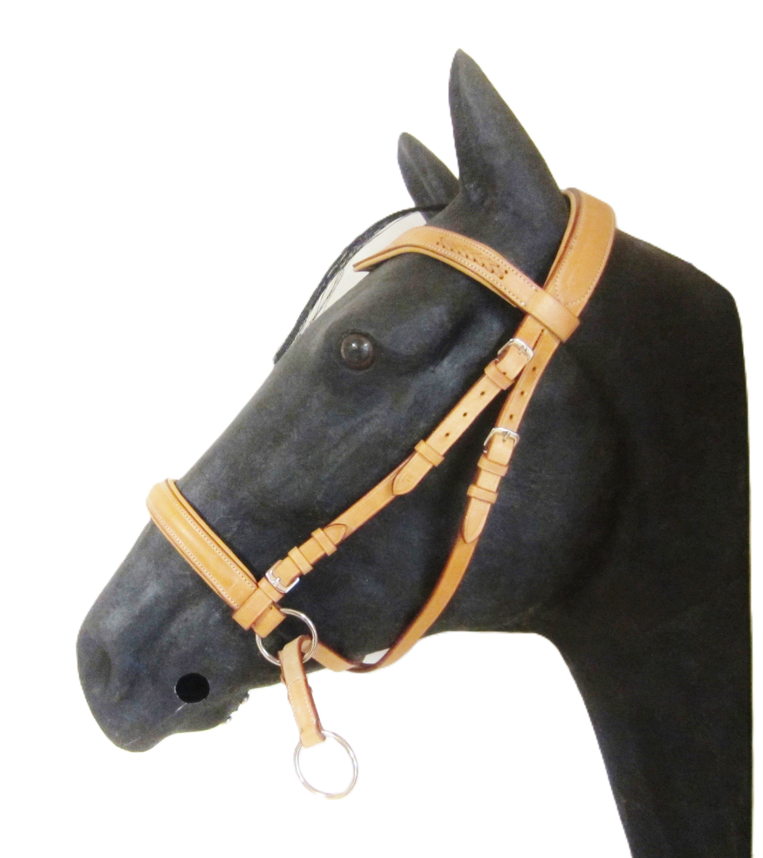 Soft bitless bridle - anatomical bridle "Tilia"