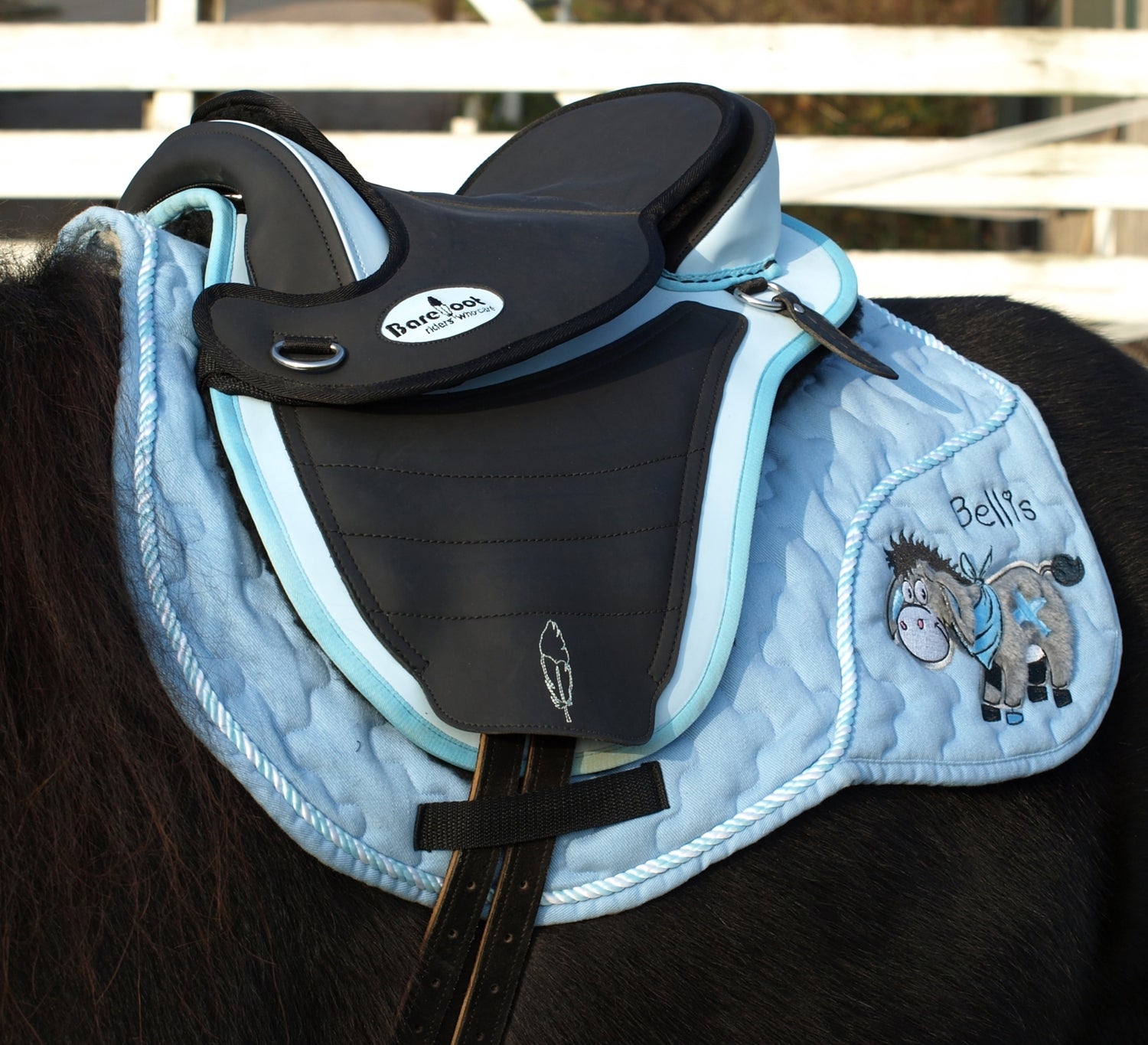 Tapis de selle Bellis et Barry Brown