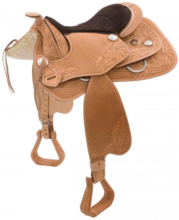 Selle Western pieds nus sans arbre Virginia Rose