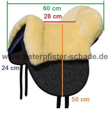 Grandeur Fellsattel "Tomentum Basic" aus robustem Nadelflies