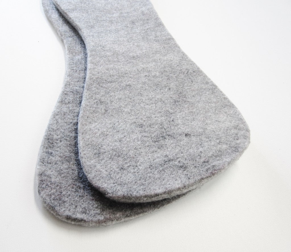 1 Paar Filz - Einlagen , 1 oder 2 cm Dick für Sattelunterlagen oder Pad in Standardform