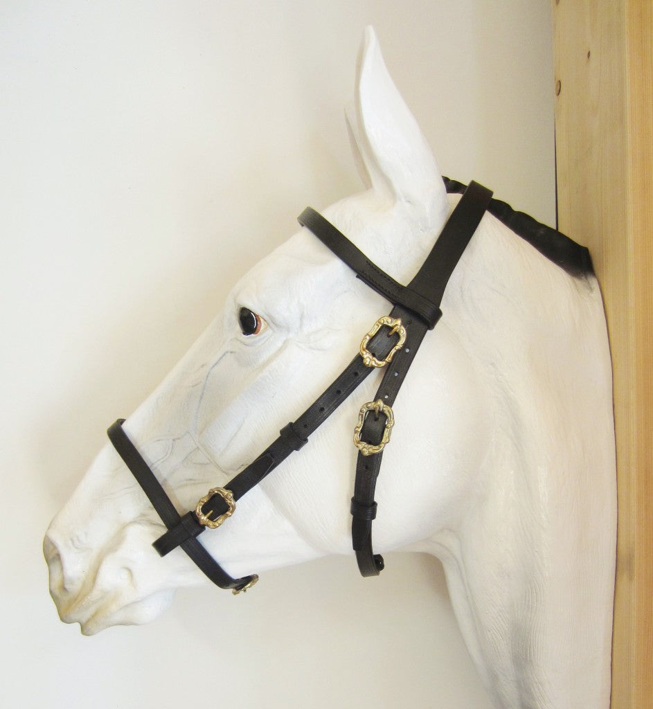 Portuguese Baroque bridle "Pasión" with freedom of ears