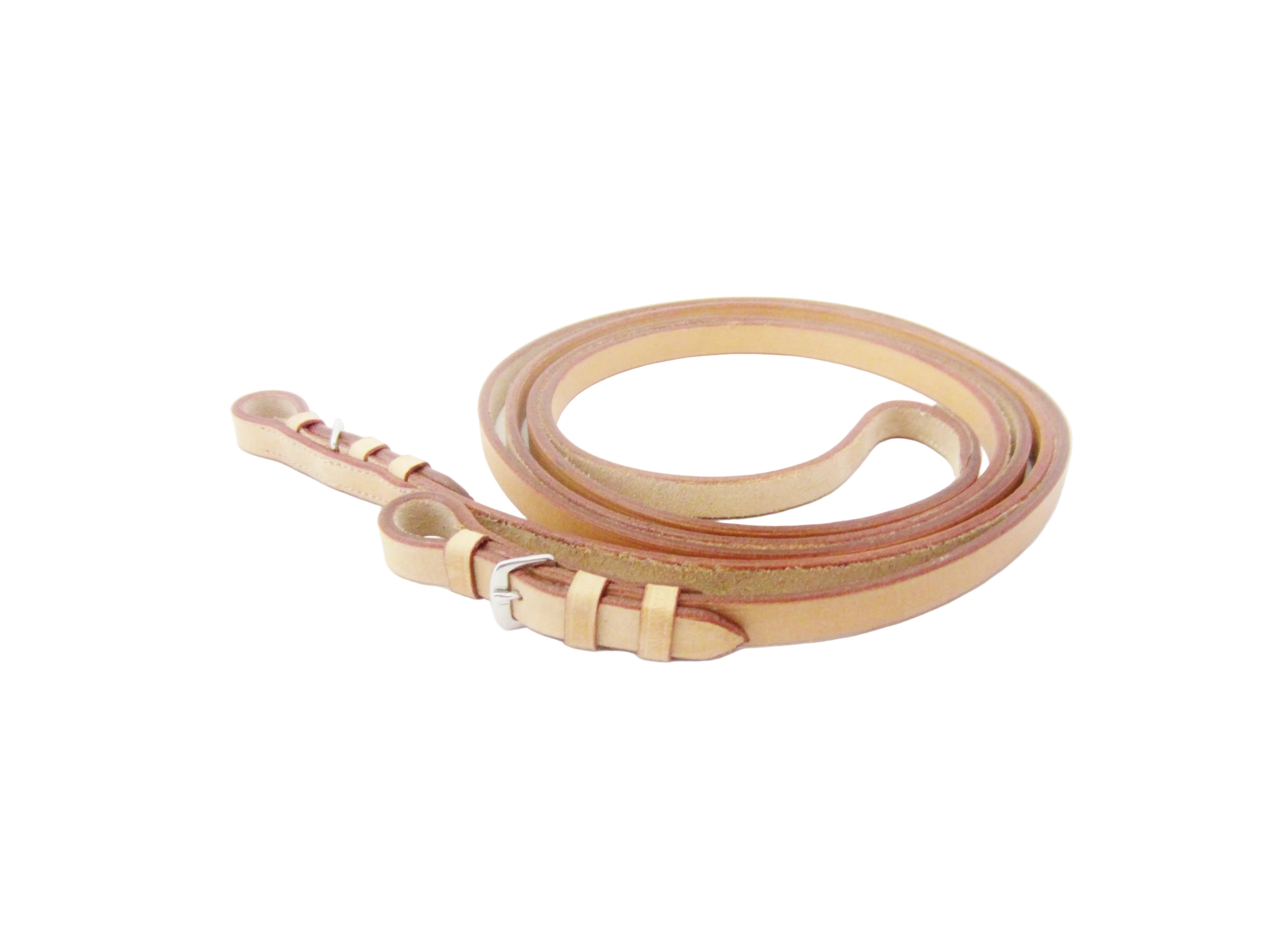 Leather reins, sewn closed, classic design