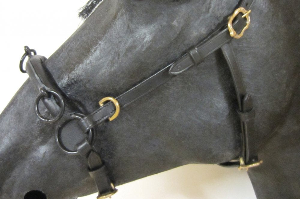 French cavesson Cavecon / Cavesson with D-rings "SOFT"