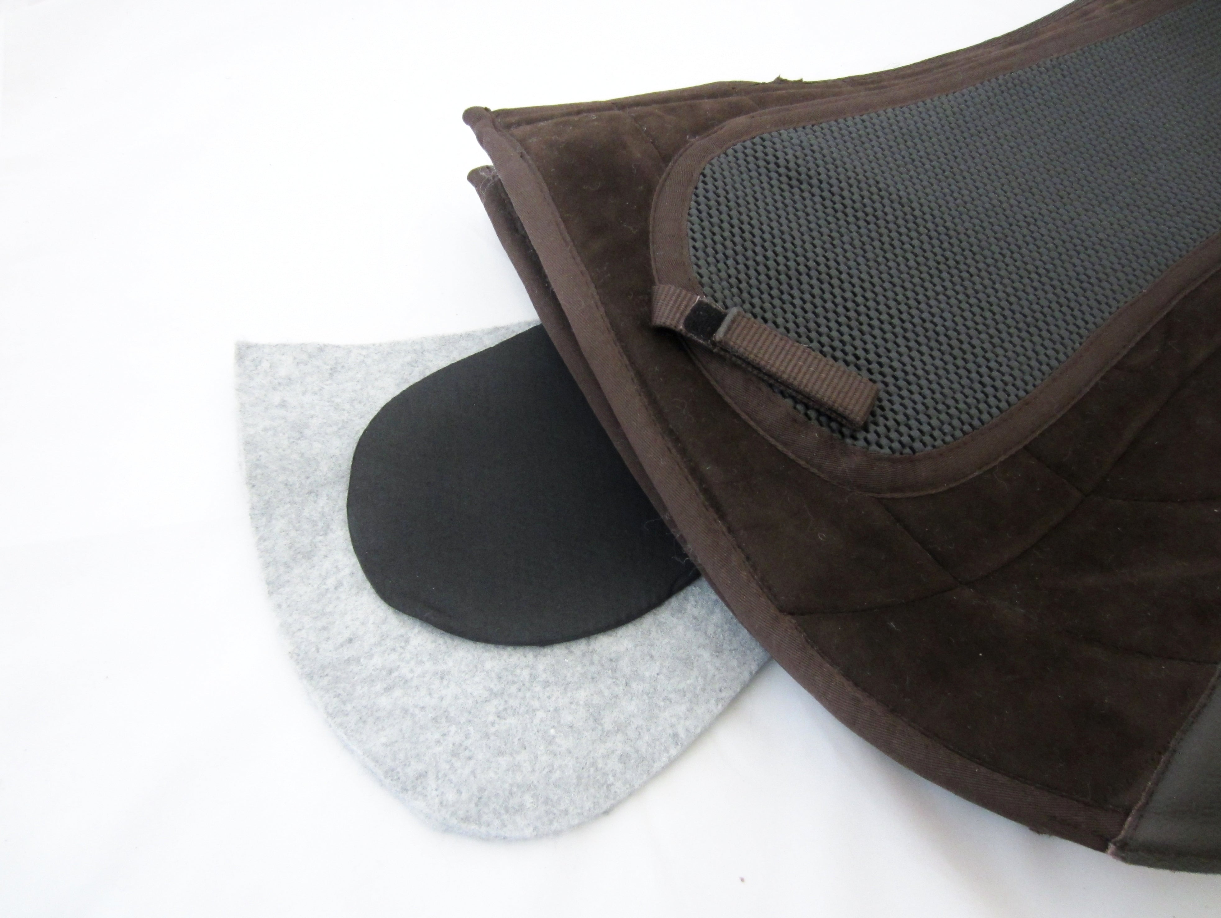 Kurzes Westernpad "Round", Sandwichpad , 2 Kammern - spezial