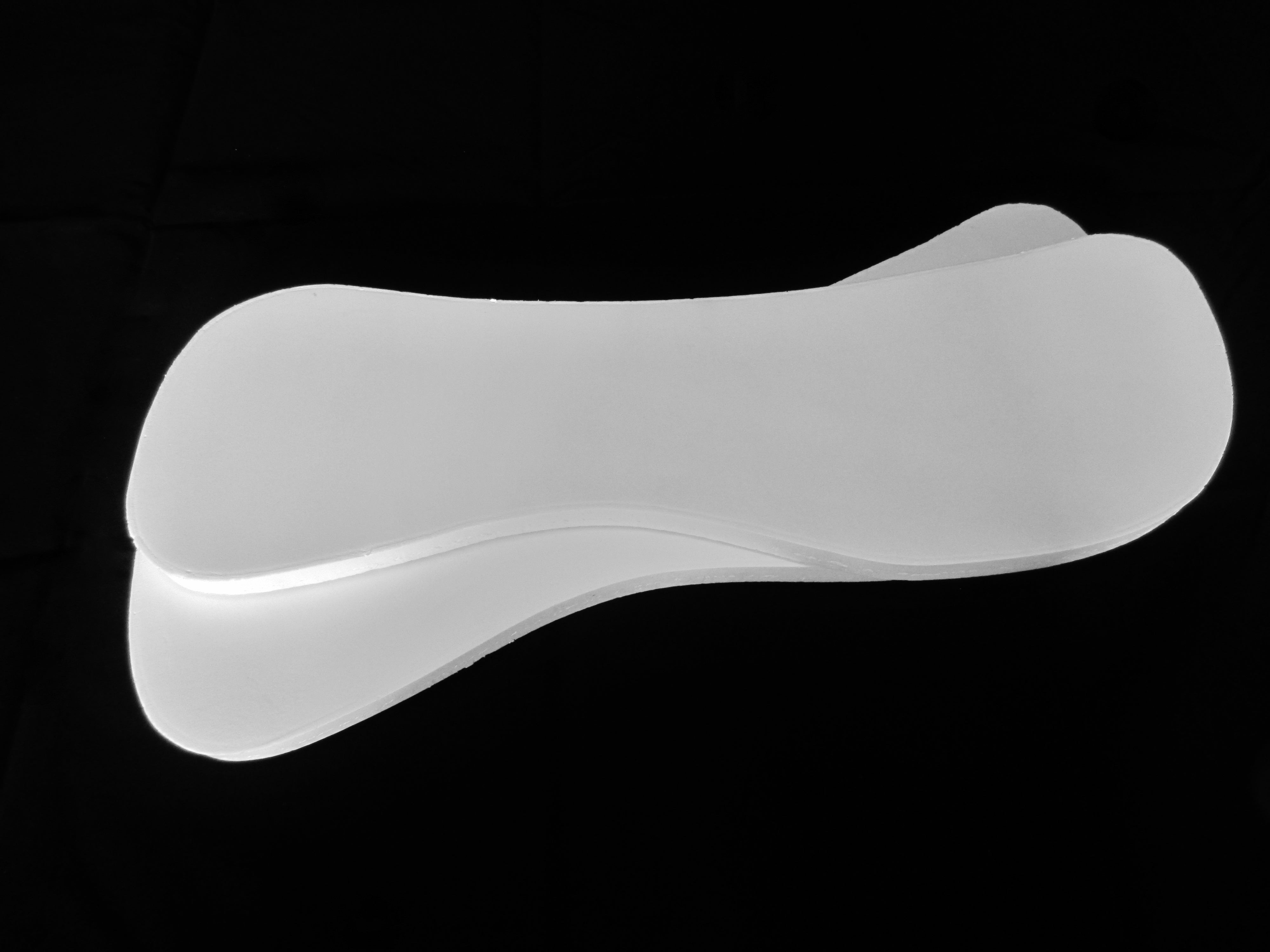 1 Paar Einlagen oder Zuschnitte für Sattelunterlagen oder Pads, verschiedene Formen und Materialien