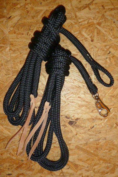 Arbeitsseil / Bodenarbeitsseil / Ring Rope, Schwarz