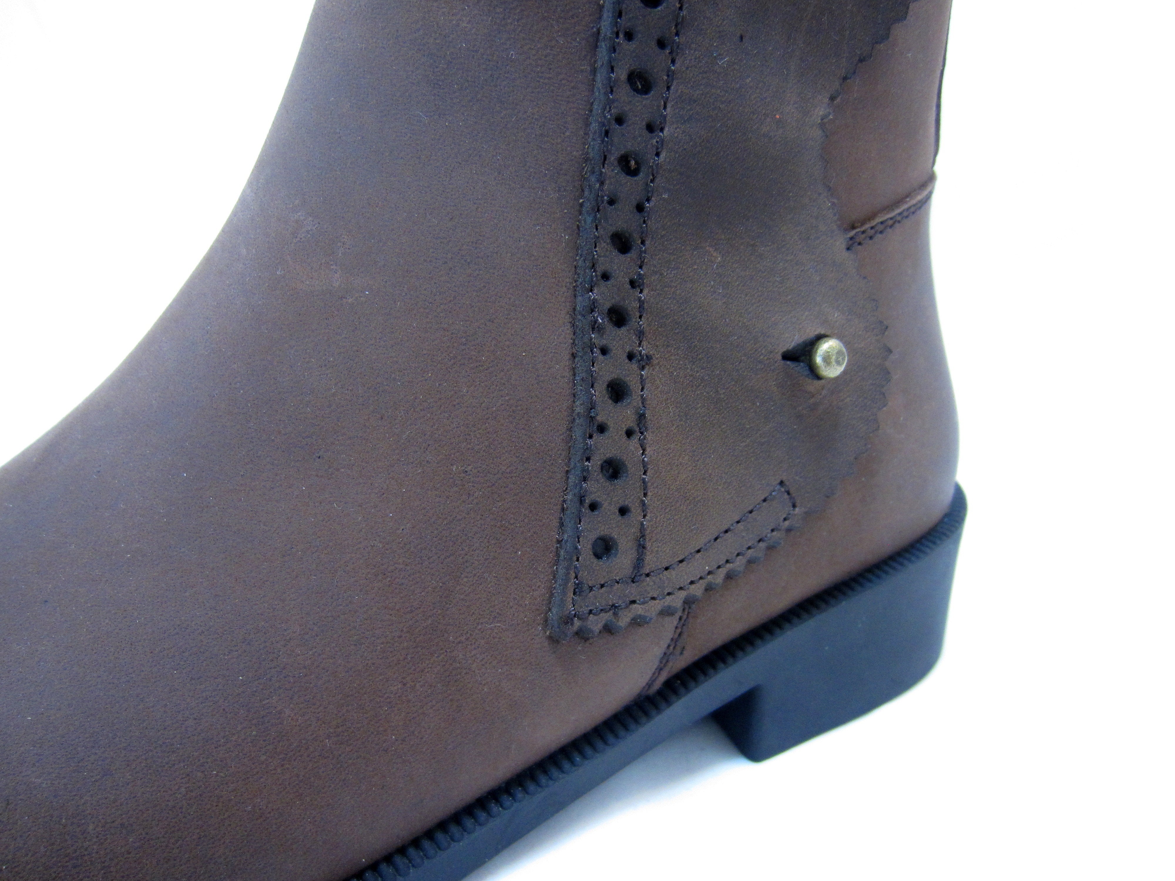 Spanischer Damen Stiefel - echtes Rindsleder - dezent verziert, Fashionstiefel
