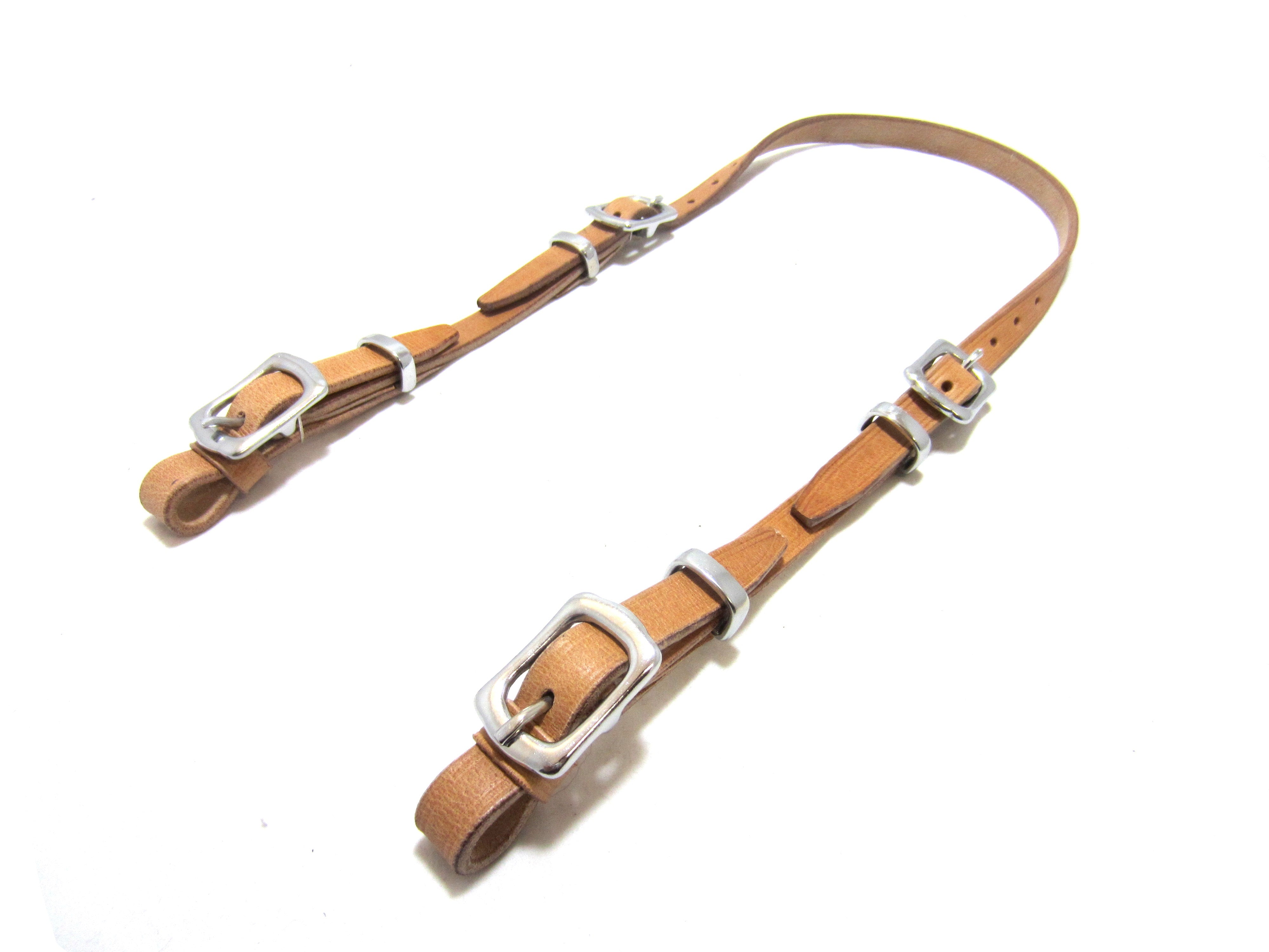 Bridon baroque "Kerru", sangle sous-jambe, cintre simple avec tour de cou à boucle islandaise