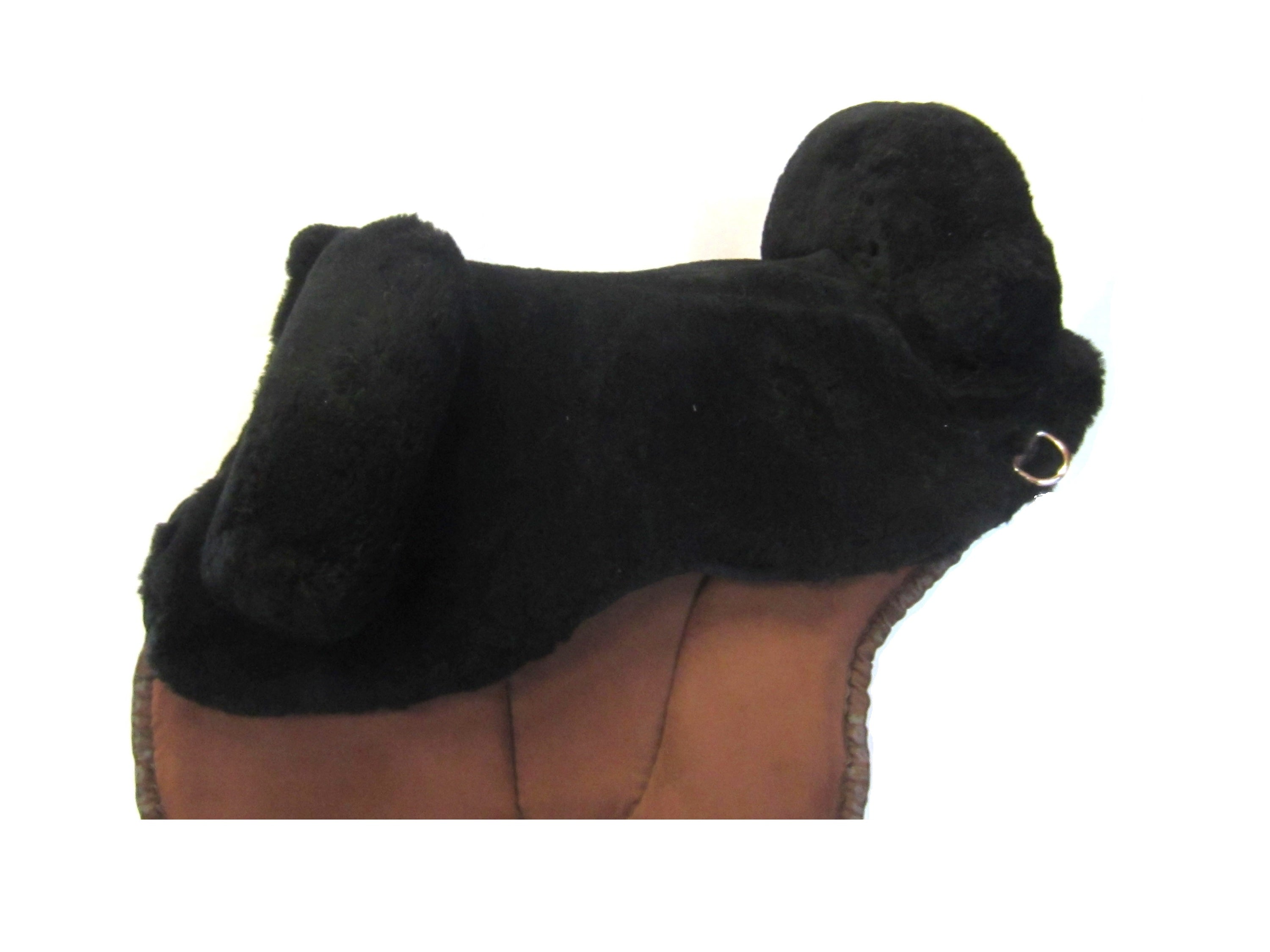 Universal sheep wool seat for riding pads