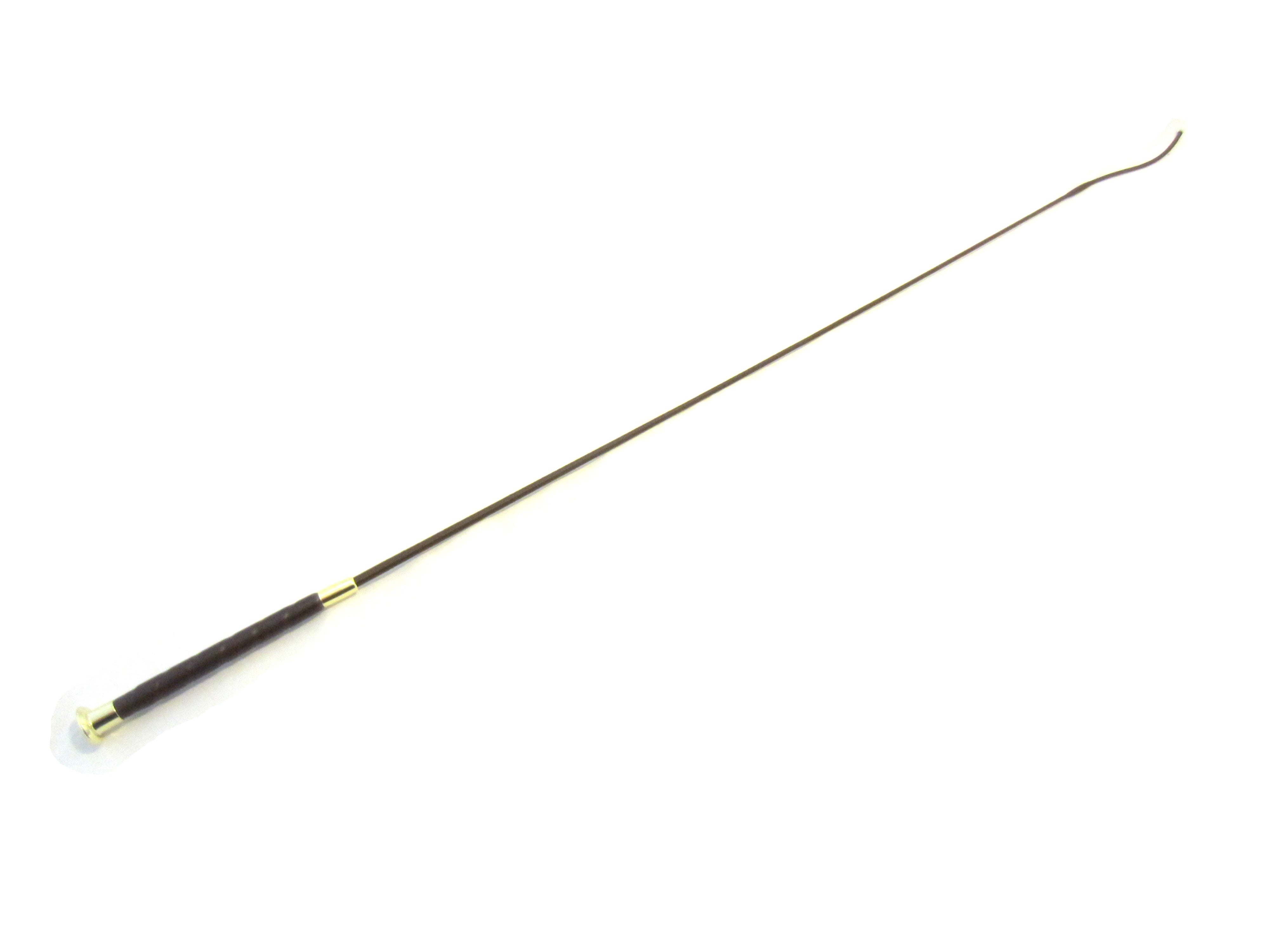 Dressurgerte in Braun mit edlem Ledergriff 100, 110, 120 cm und Pilzkopf