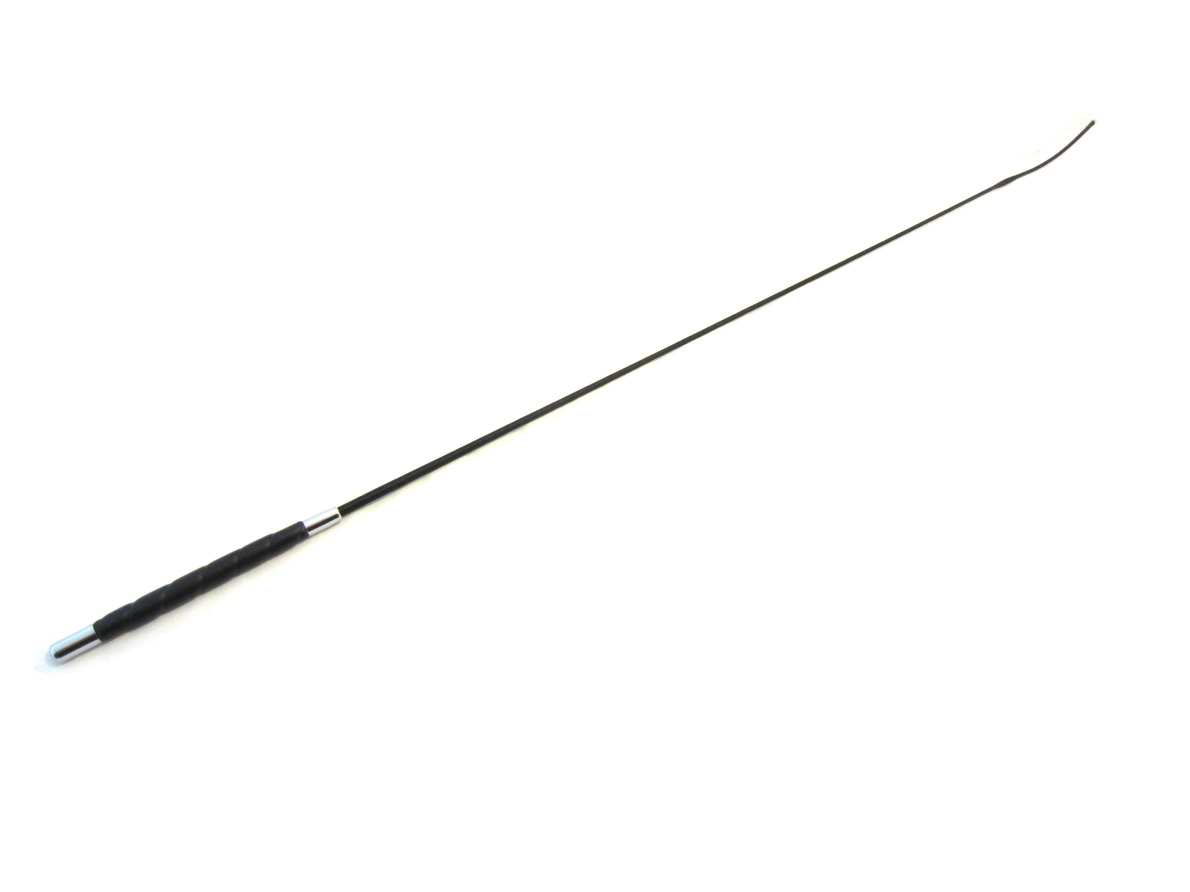 Dressurgerte in schwarz mit edlem Ledergriff 100, 110, 120 cm