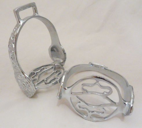 Étriers baroques espagnols en argent - 1 paire - Offre spéciale -