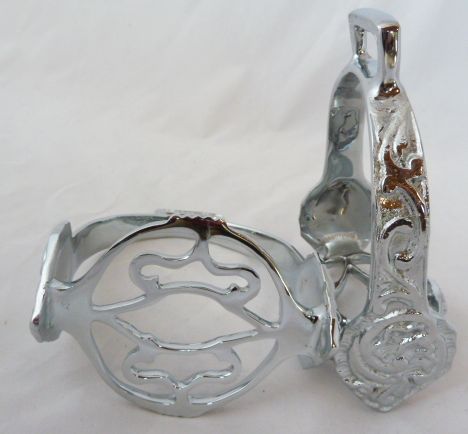 Étriers baroques espagnols en argent - 1 paire - Offre spéciale -