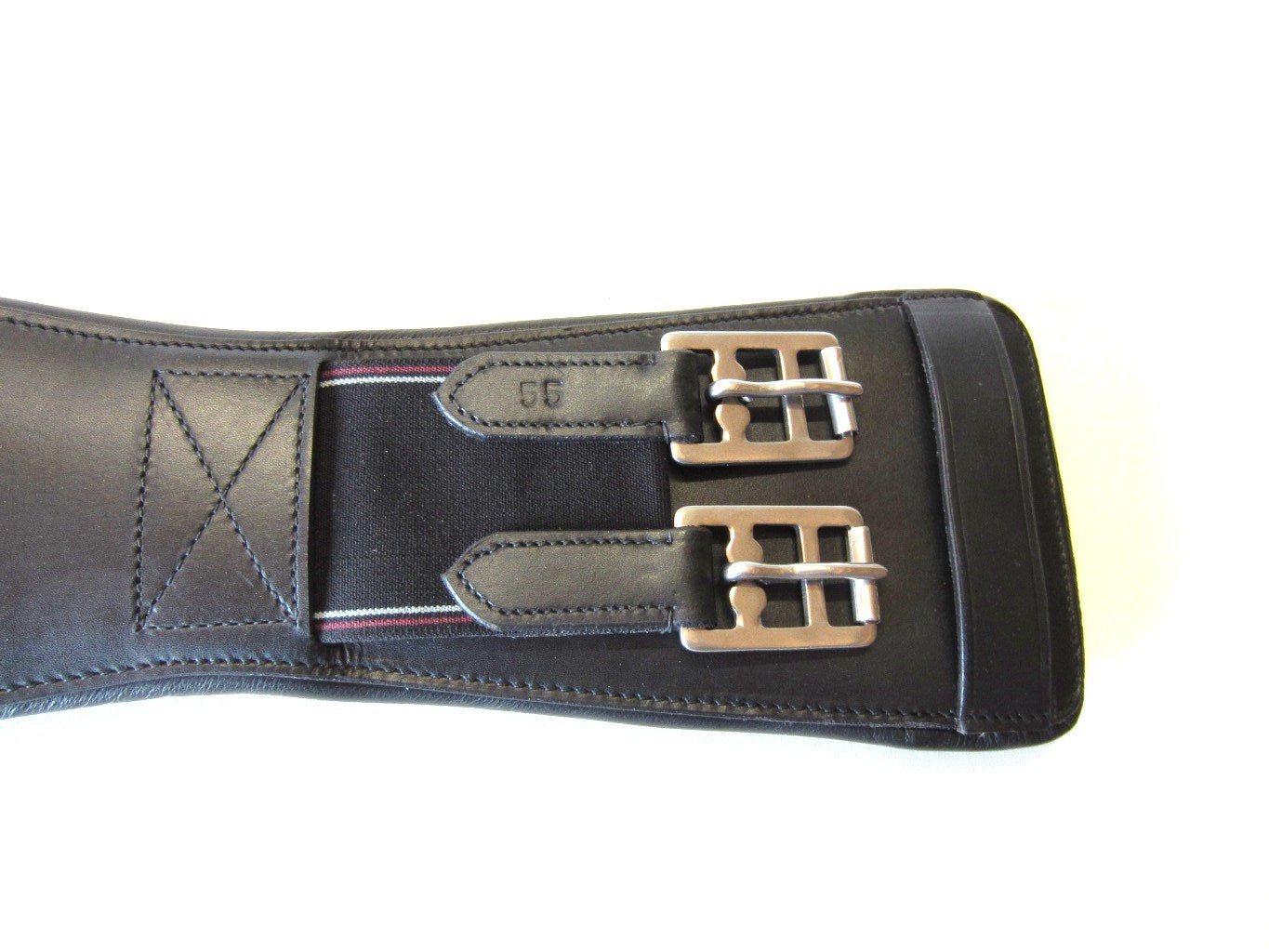Sangle de selle en cuir "SOFT" - sangle courte - droite anatomique - pièces uniques -