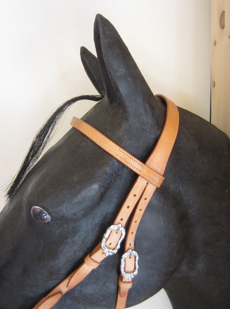 Einzelstücke B-Ware - Portugiesisch Barocker Zaum "Pasión" mit Ohrenfreiheit -