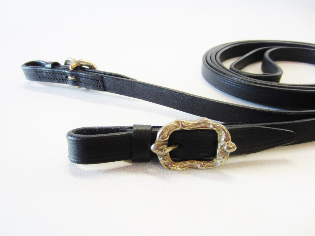Rênes en cuir, cousues fermées, portugaises - Baroque - B-STOCK -