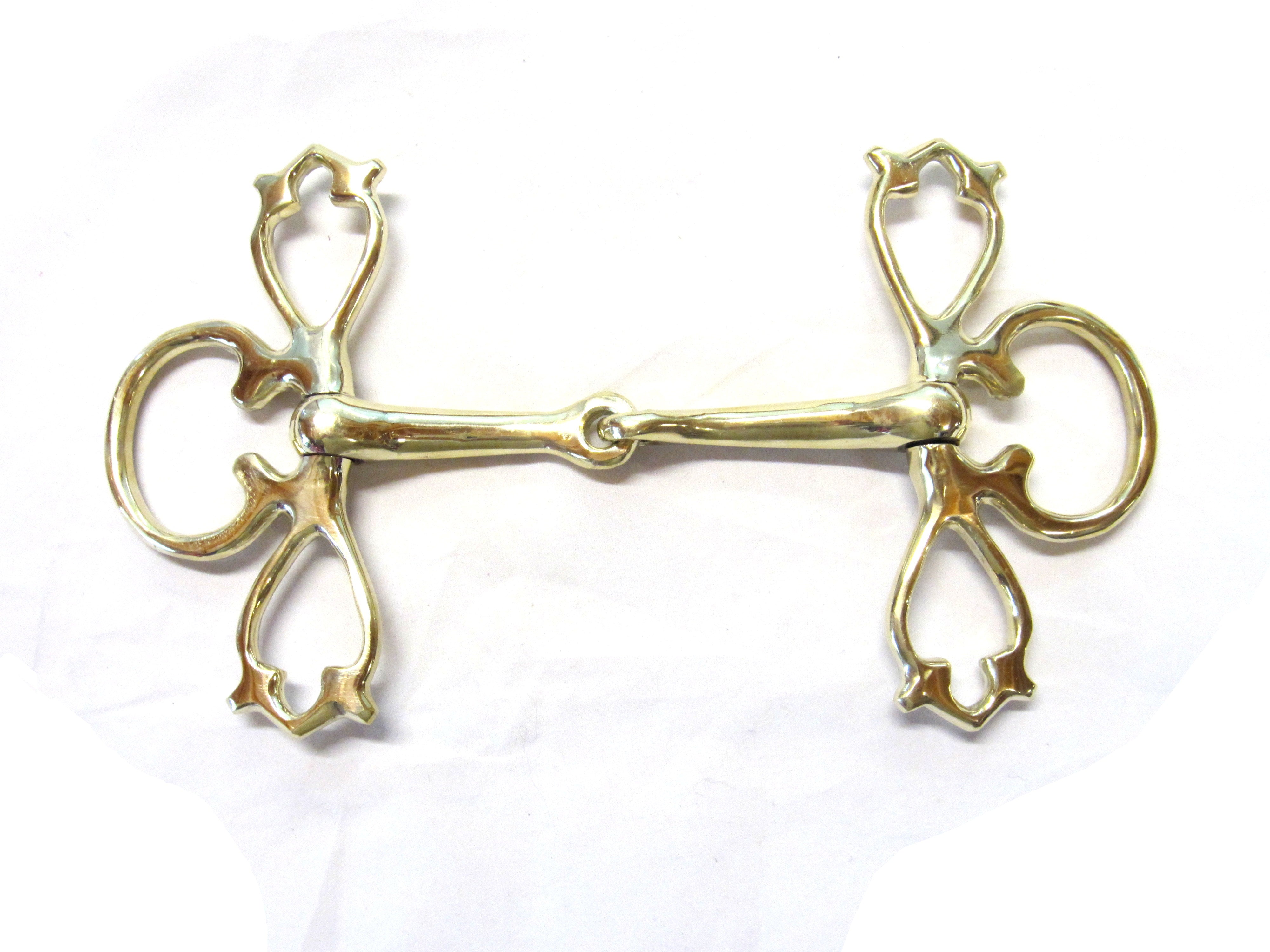 Thigh snaffle - toggle snaffle Baroque Academic - decorated in 2 colors