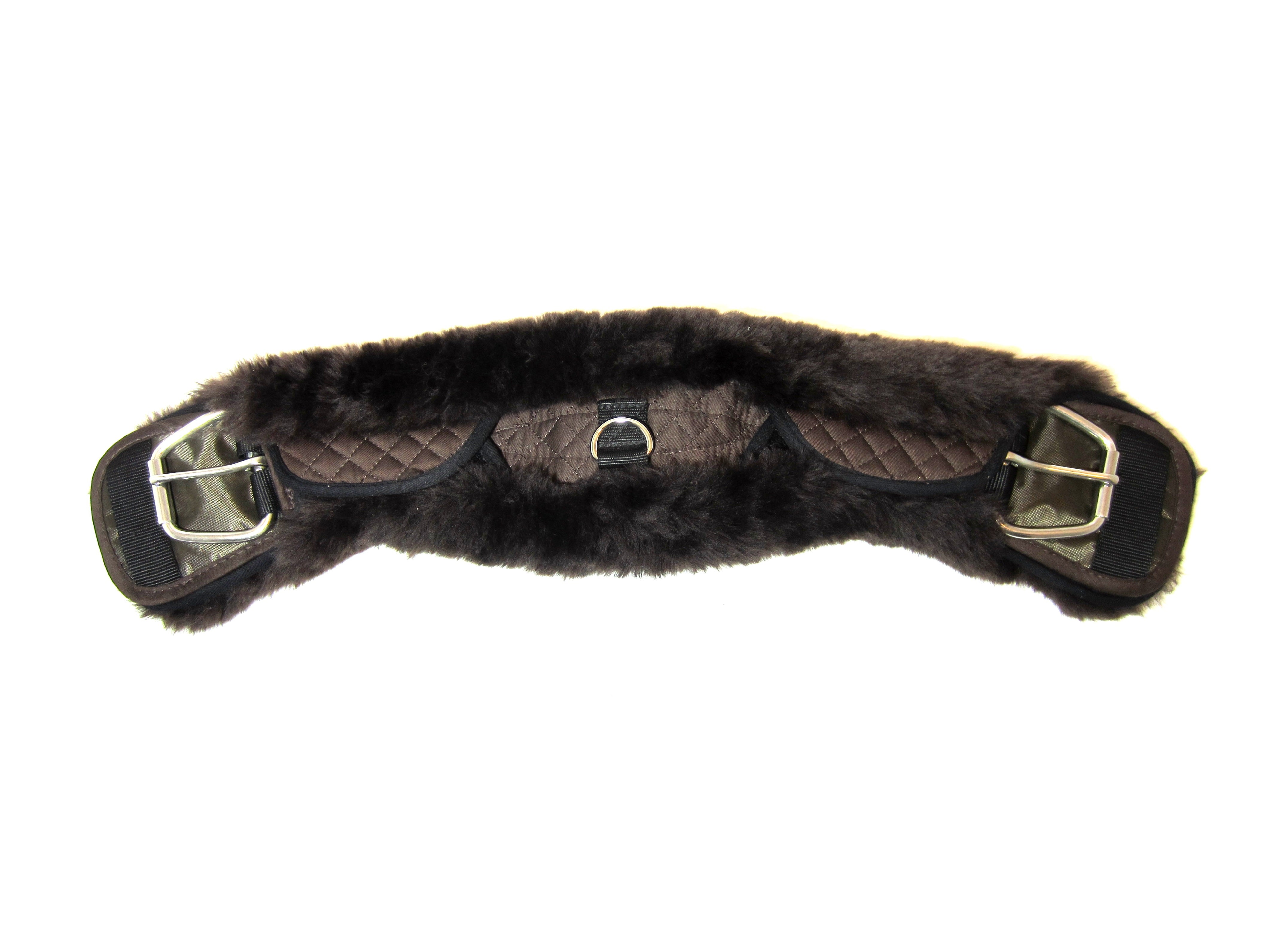 Sangle de lune soft western en cuir d'agneau - Sangle de selle marron amovible - pièces uniques -