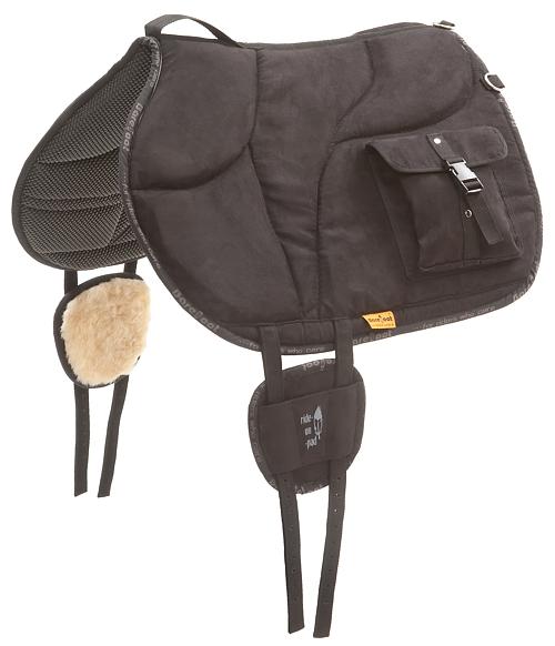 Pad Bareback / pad d'équitation / coussin d'équitation "Ride-On-Pad avec poches"