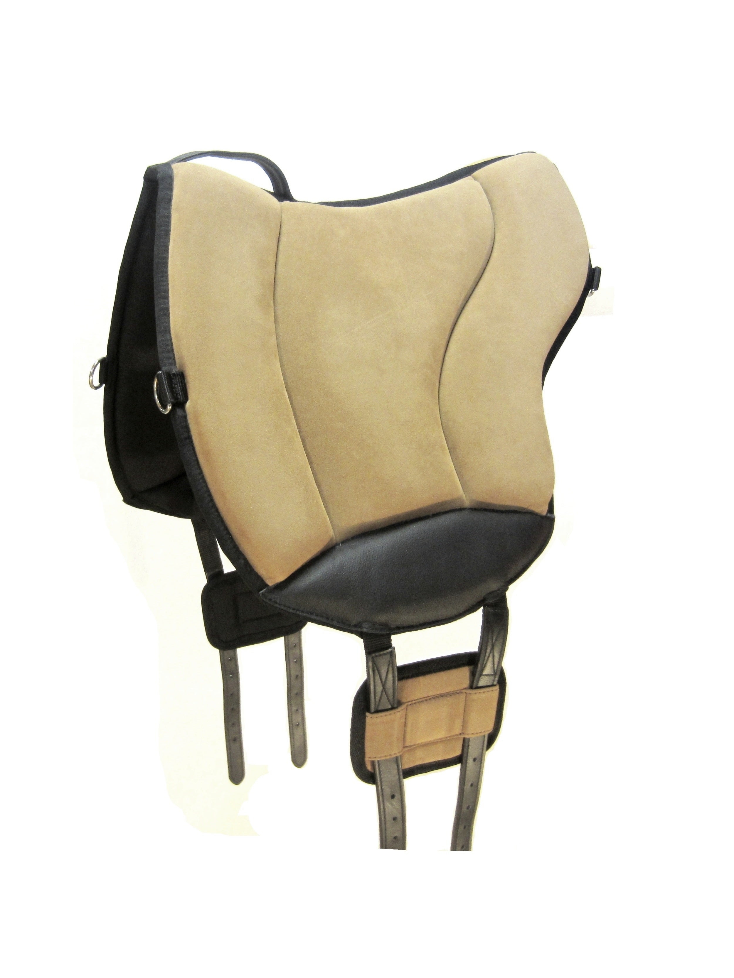 Reitpad "ALIVIO" Classic mit WBS Kanal & Kammeraufbau durch befüllbare Filzkissen - klettbar-