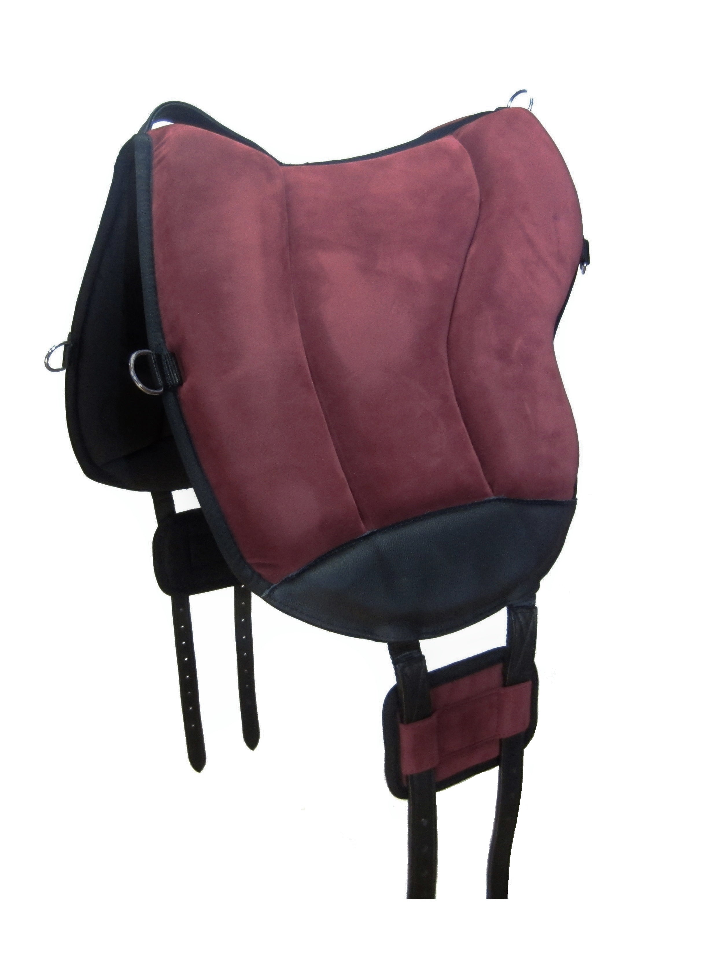 Reitpad "ALIVIO" Classic mit WBS Kanal & Kammeraufbau durch befüllbare Filzkissen - klettbar-