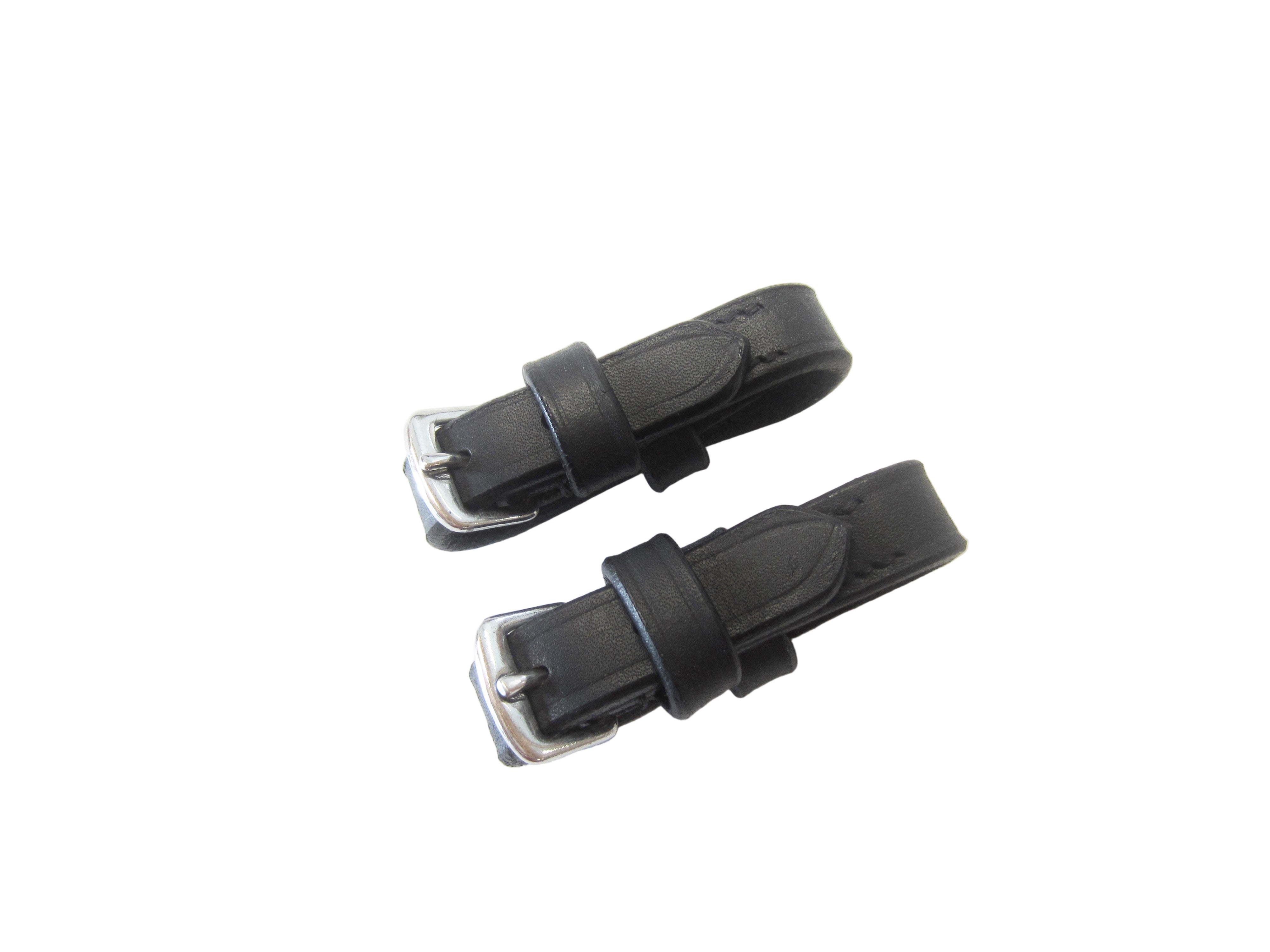 1 pair of classic bit straps for buckling onto a Cavecon or cavesson