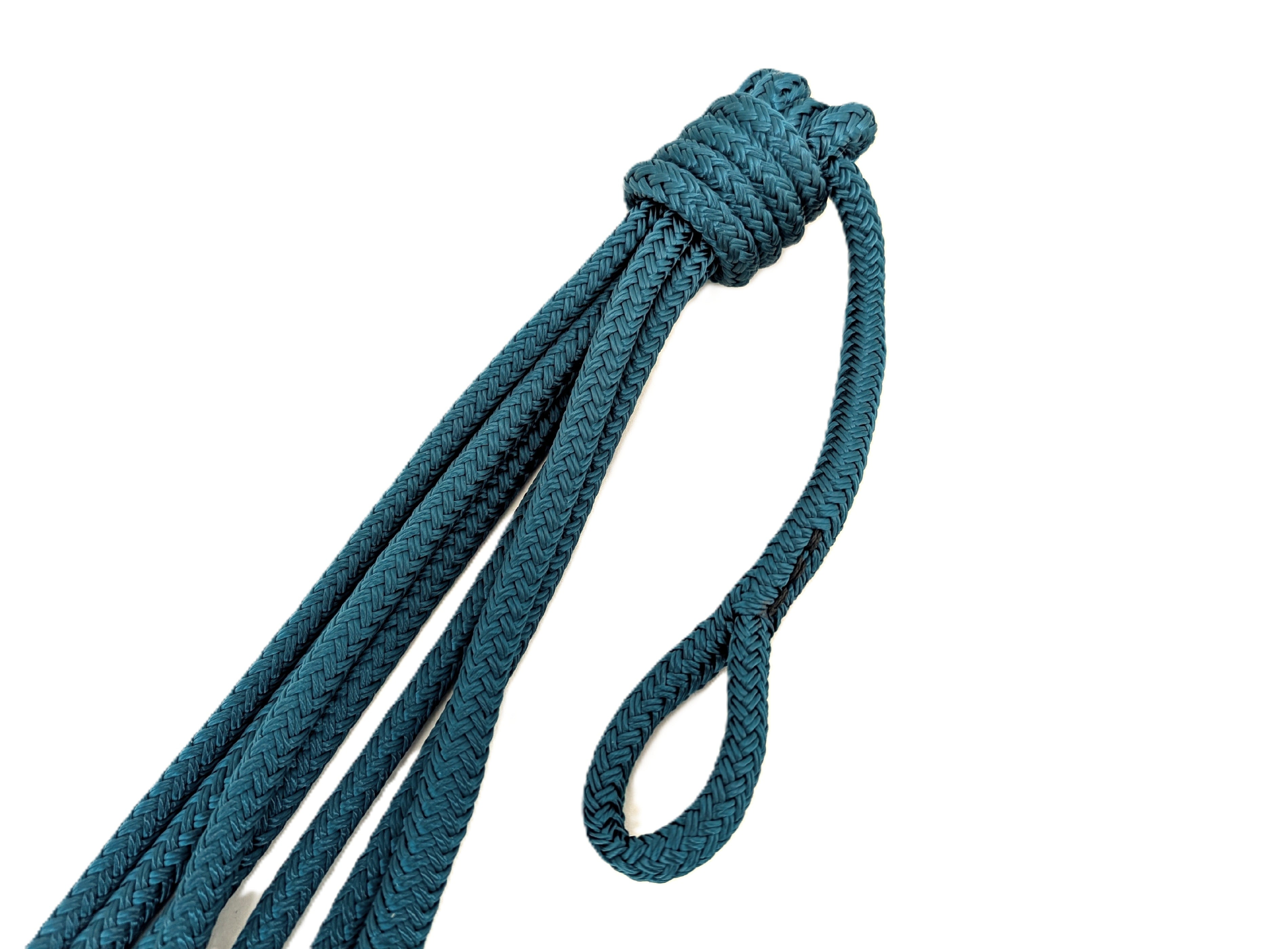 Work rope / ground work rope / ring rope, brown