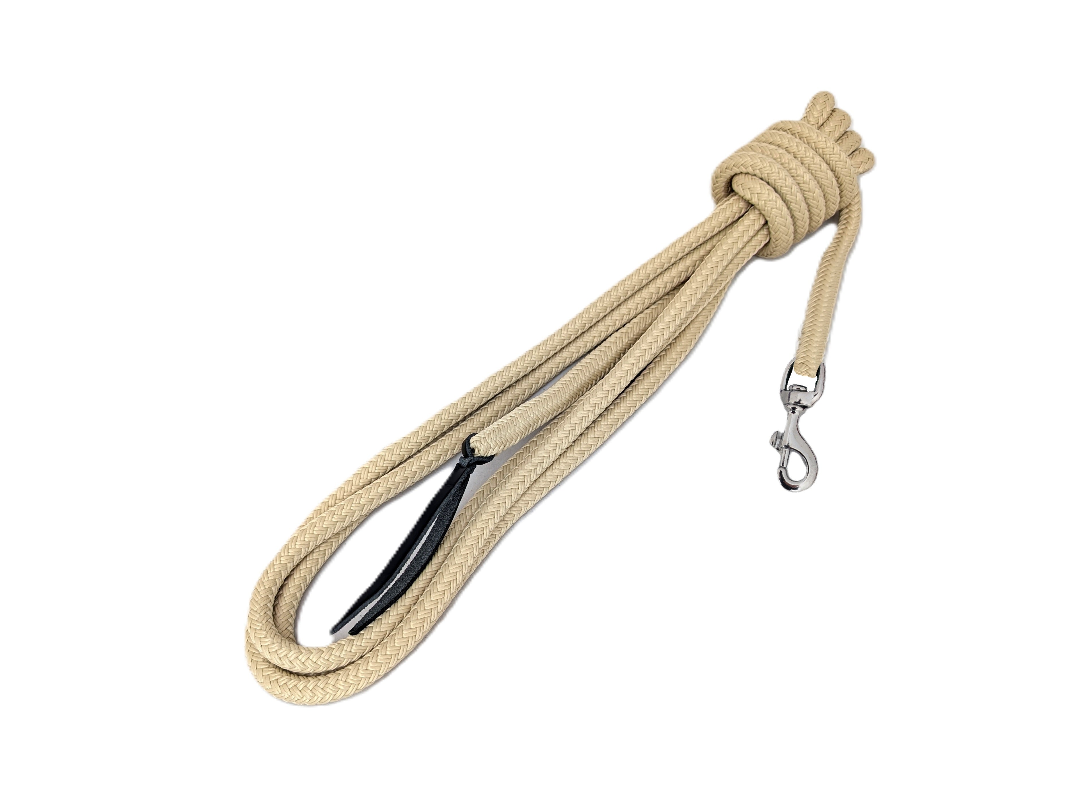 Corde de travail / corde de travail au sol / corde à anneaux, marron