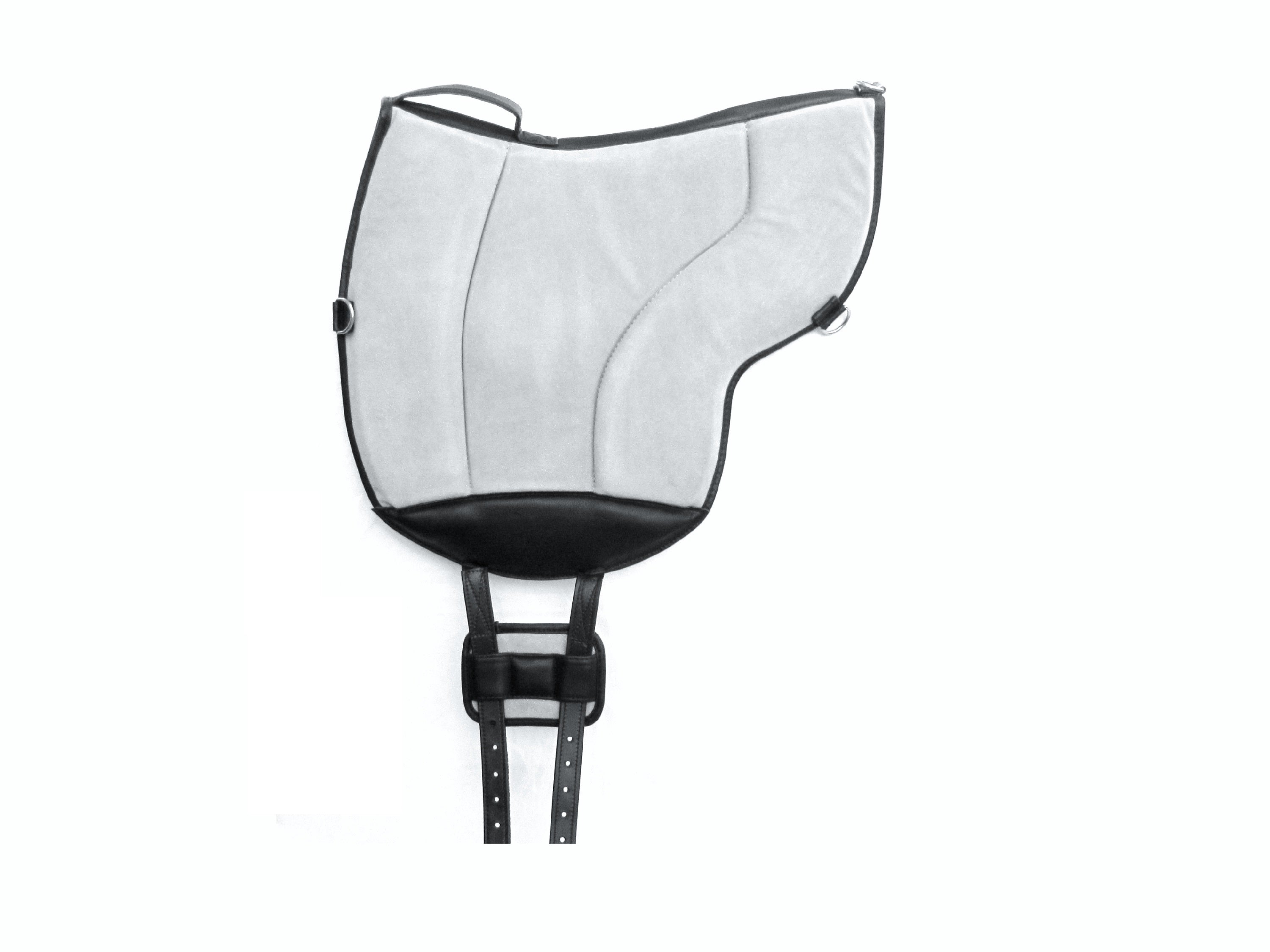 - EINZELSTÜCK - "ALIVIO ATHLETIC" WILDLEDER  Reitpad WBS Kanal & Kammeraufbau, SLIM Filzkissen - klettbar-